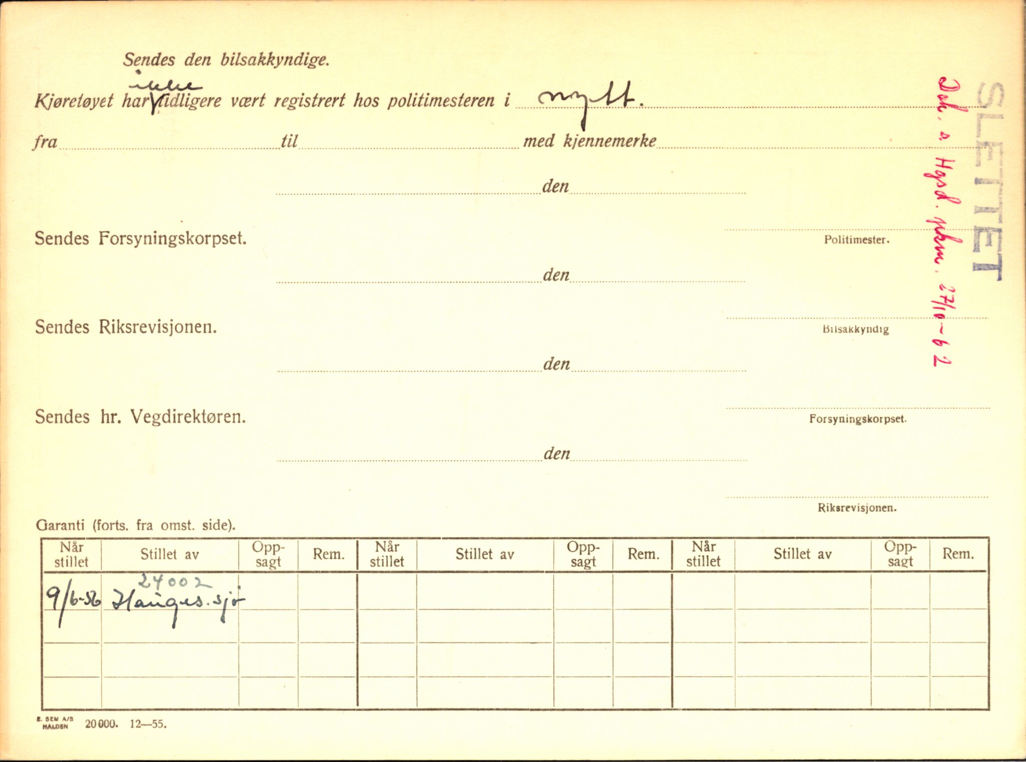 Stavanger trafikkstasjon, AV/SAST-A-101942/0/F/L0044: L-26300 - L-26999, 1930-1971, p. 278