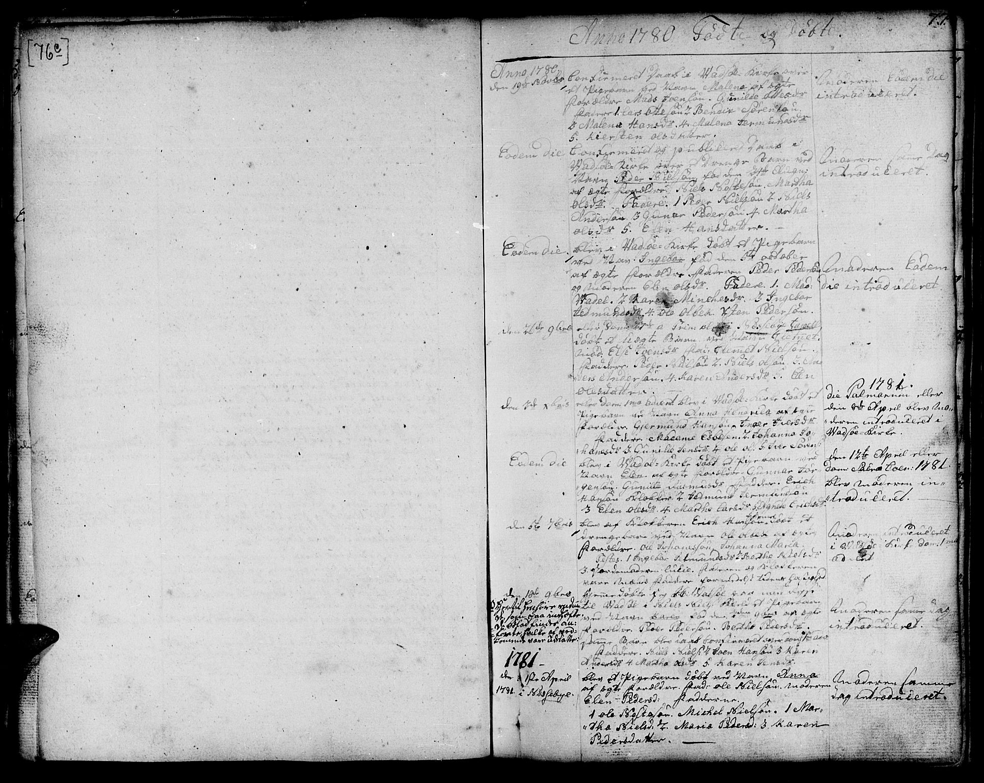 Vadsø sokneprestkontor, SATØ/S-1325/H/Ha/L0002kirke: Parish register (official) no. 2, 1764-1821, p. 77