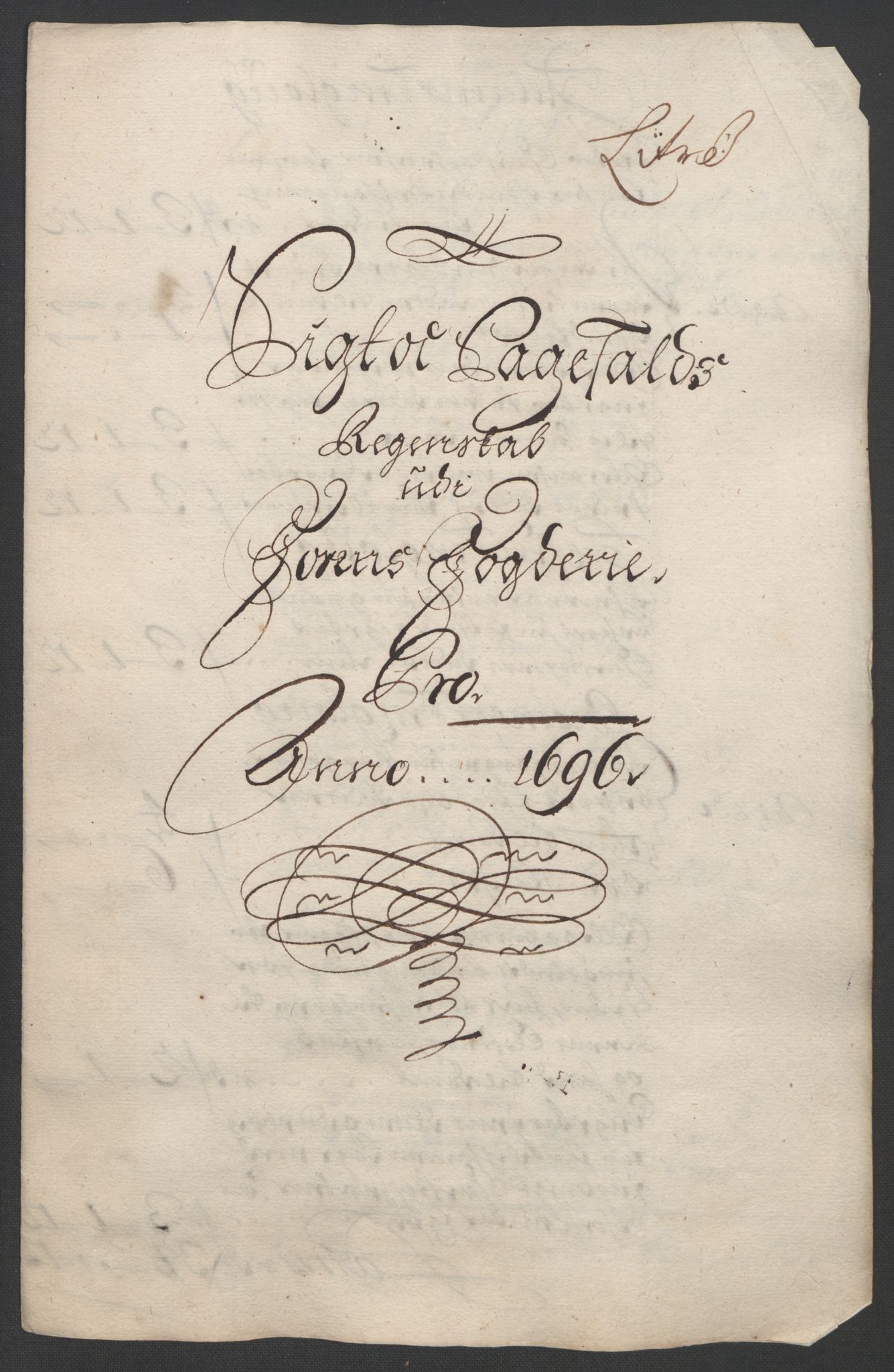 Rentekammeret inntil 1814, Reviderte regnskaper, Fogderegnskap, RA/EA-4092/R57/L3851: Fogderegnskap Fosen, 1695-1696, p. 274