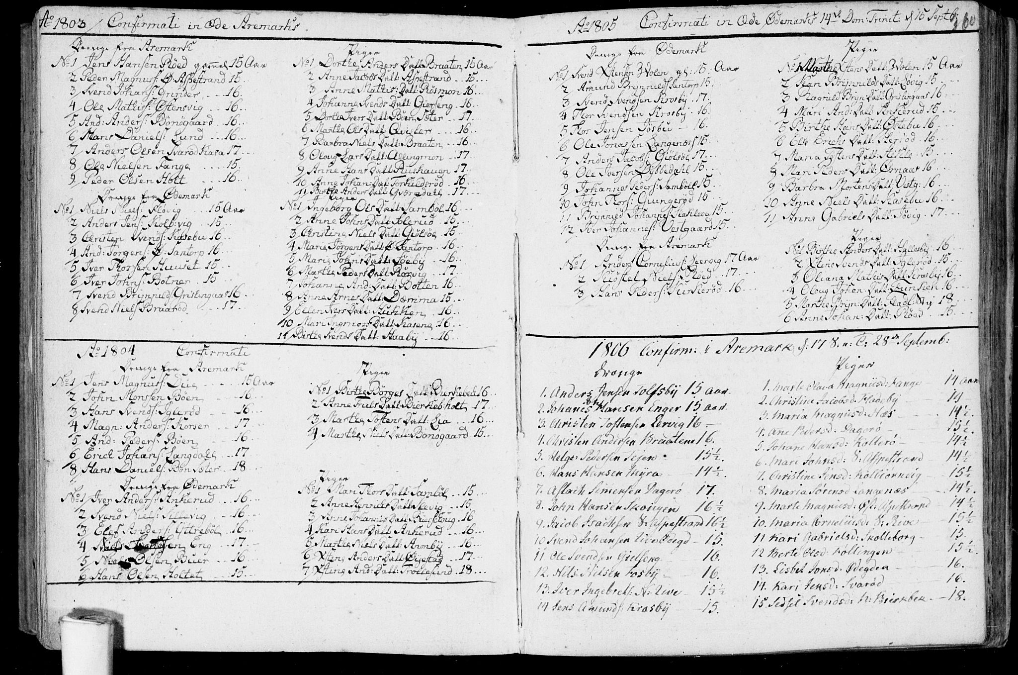 Aremark prestekontor Kirkebøker, SAO/A-10899/F/Fa/L0004: Parish register (official) no. I 4, 1796-1814, p. 360