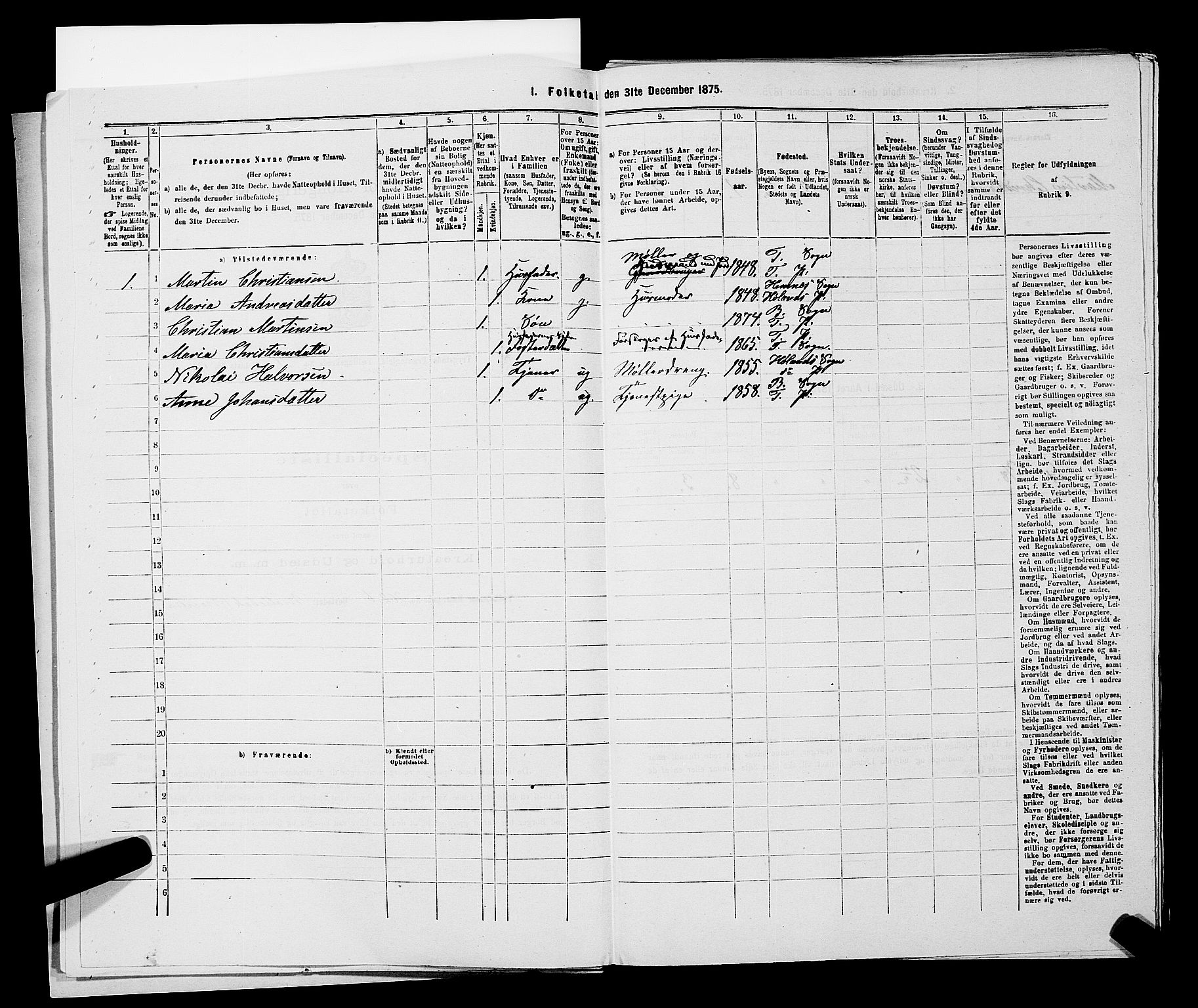 RA, 1875 census for 0122P Trøgstad, 1875, p. 1222