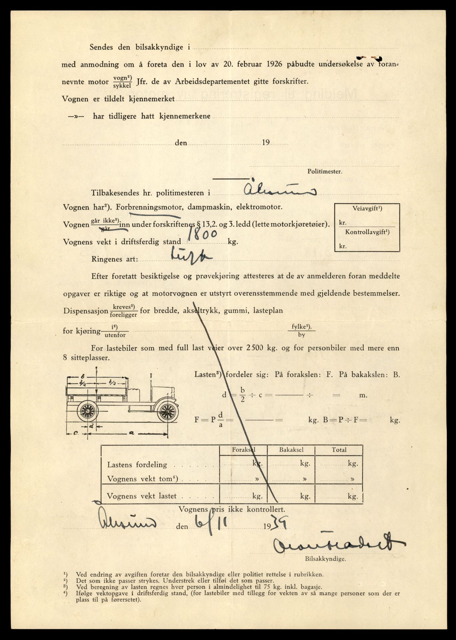 Møre og Romsdal vegkontor - Ålesund trafikkstasjon, AV/SAT-A-4099/F/Fe/L0001: Registreringskort for kjøretøy T 3 - T 127, 1927-1998, p. 312