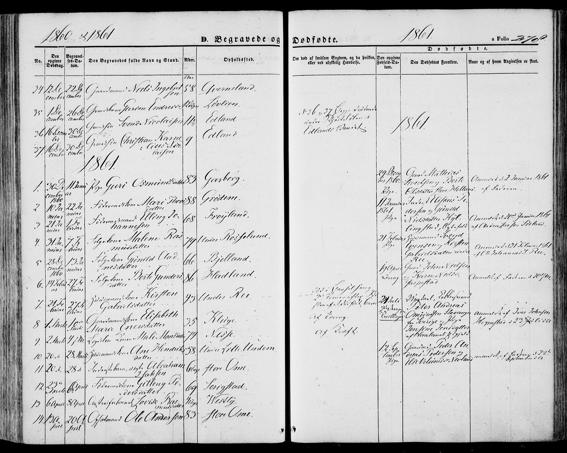 Lye sokneprestkontor, AV/SAST-A-101794/001/30BA/L0007: Parish register (official) no. A 6, 1856-1871, p. 278