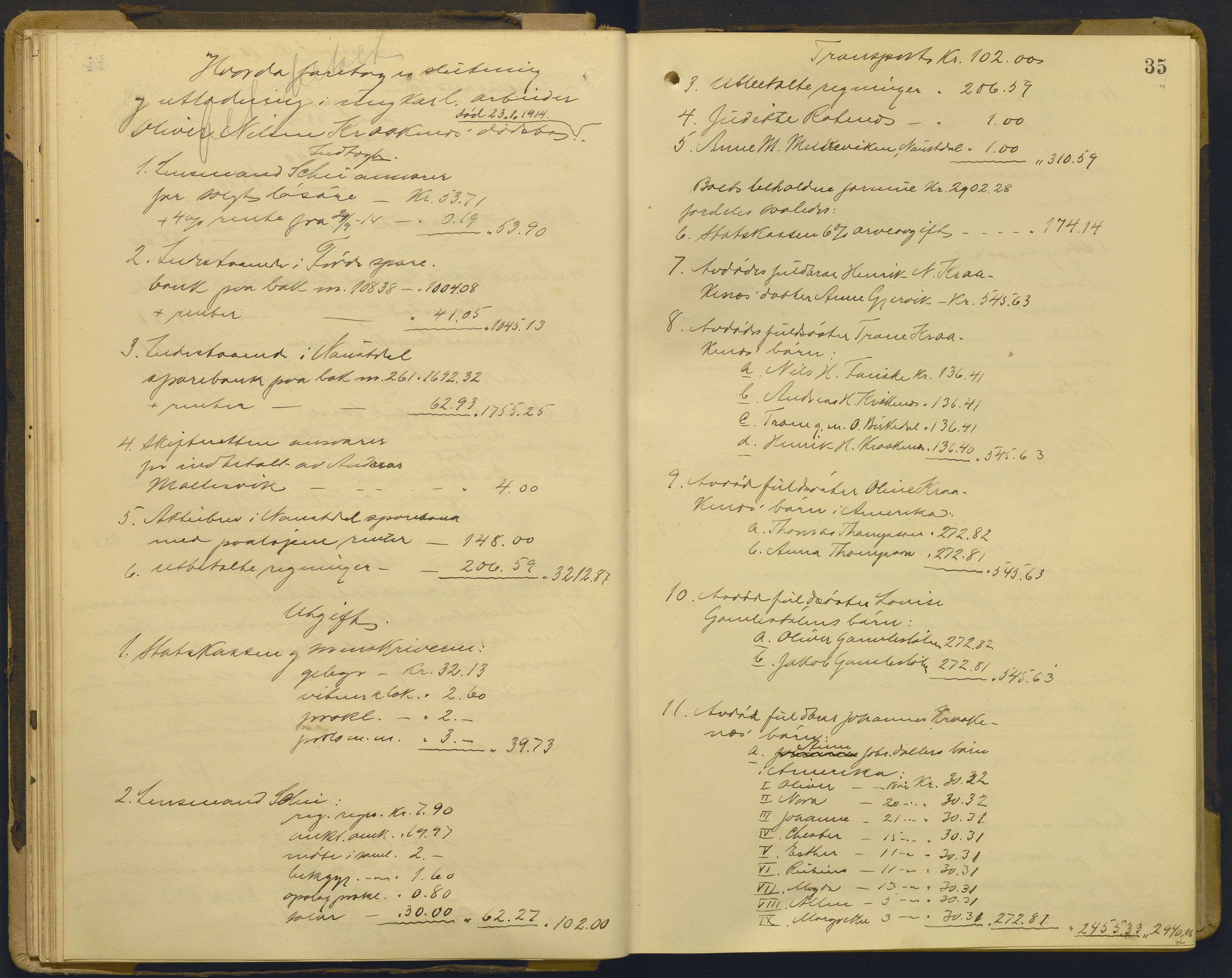 Sunnfjord tingrett, AV/SAB-A-3201/1/H/Hd/L0011: Skifteutlodningsprotokoll, 1914-1920, p. 34b-35a