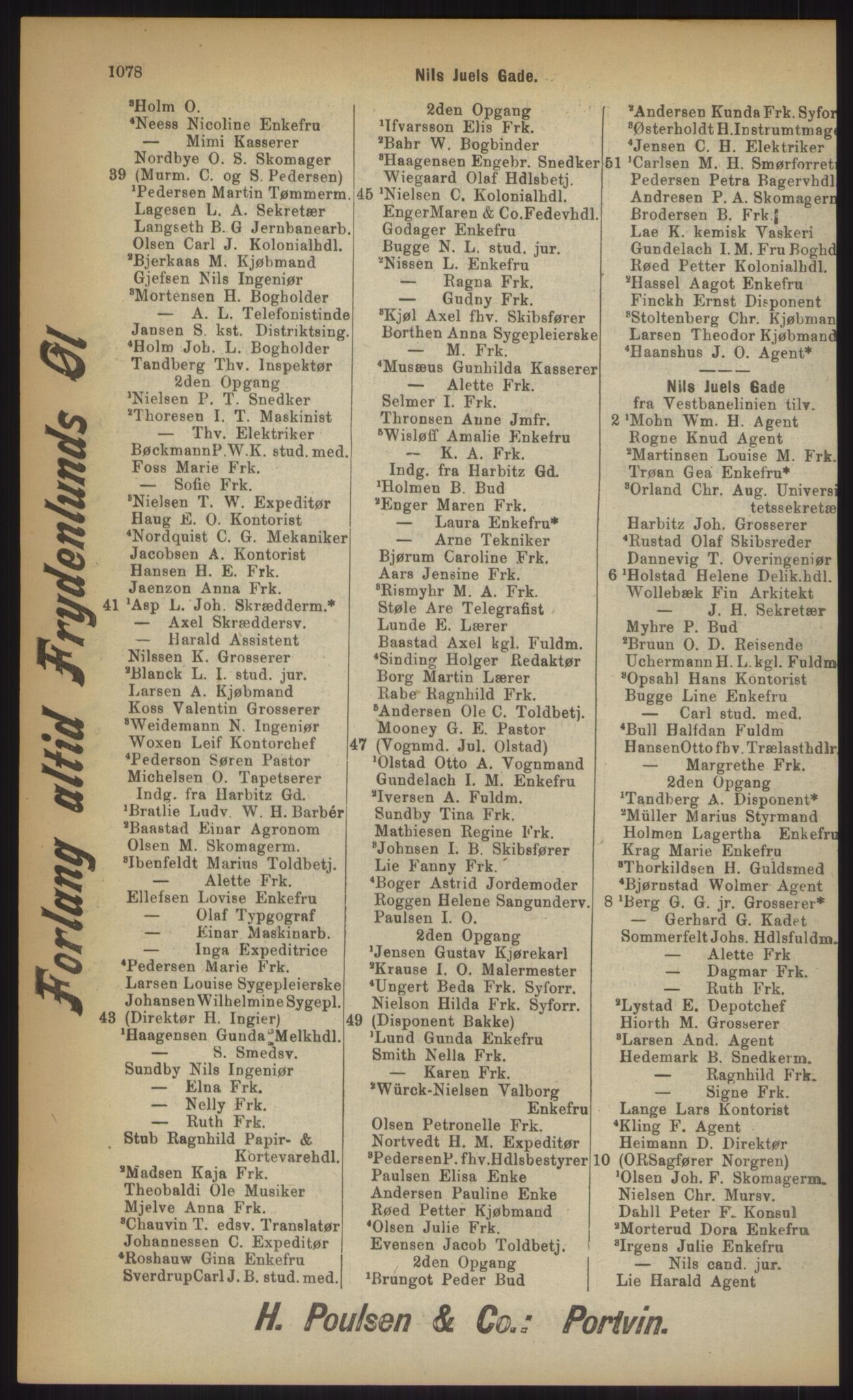 Kristiania/Oslo adressebok, PUBL/-, 1903, p. 1078