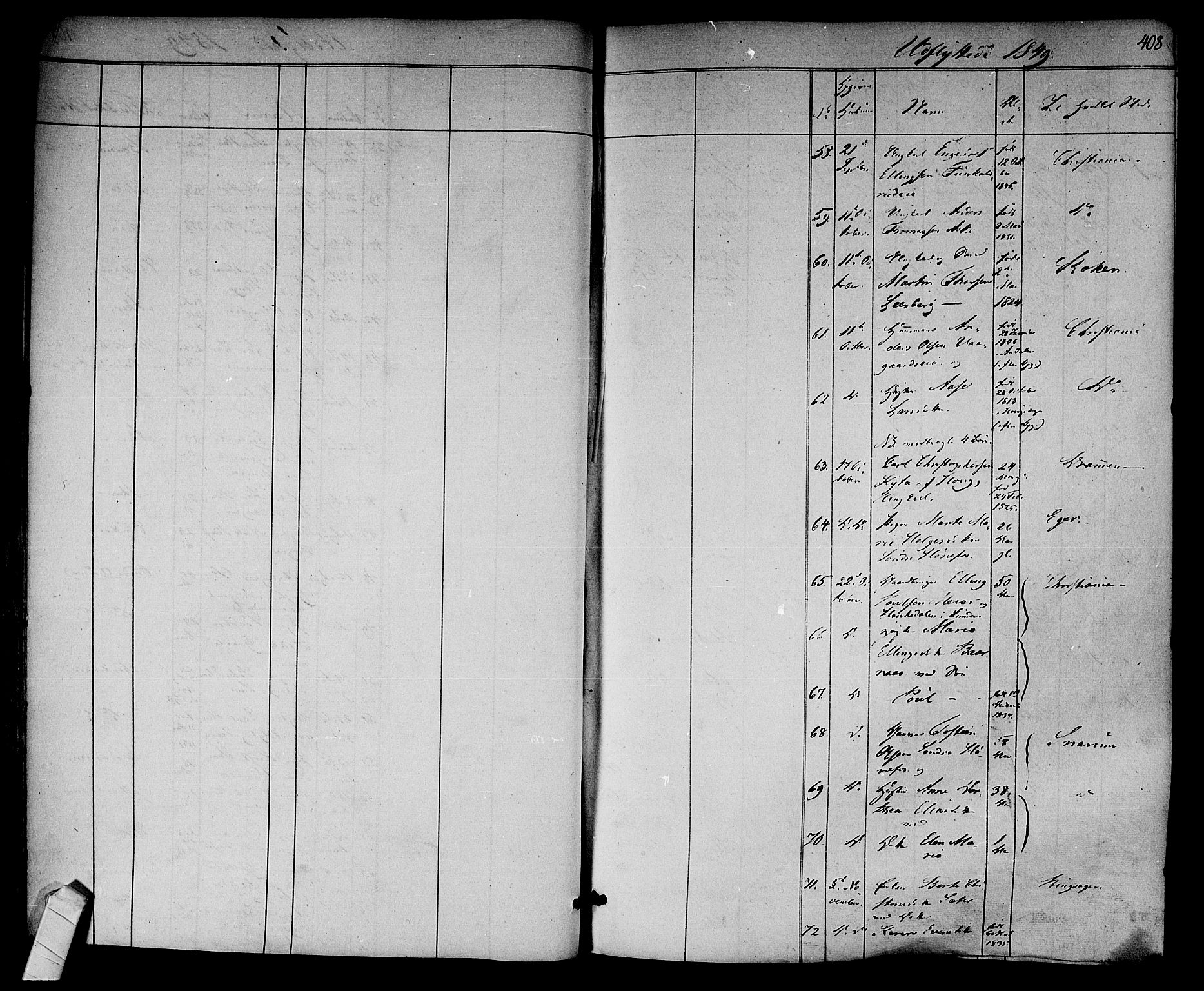 Norderhov kirkebøker, AV/SAKO-A-237/F/Fa/L0011: Parish register (official) no. 11, 1847-1856, p. 408