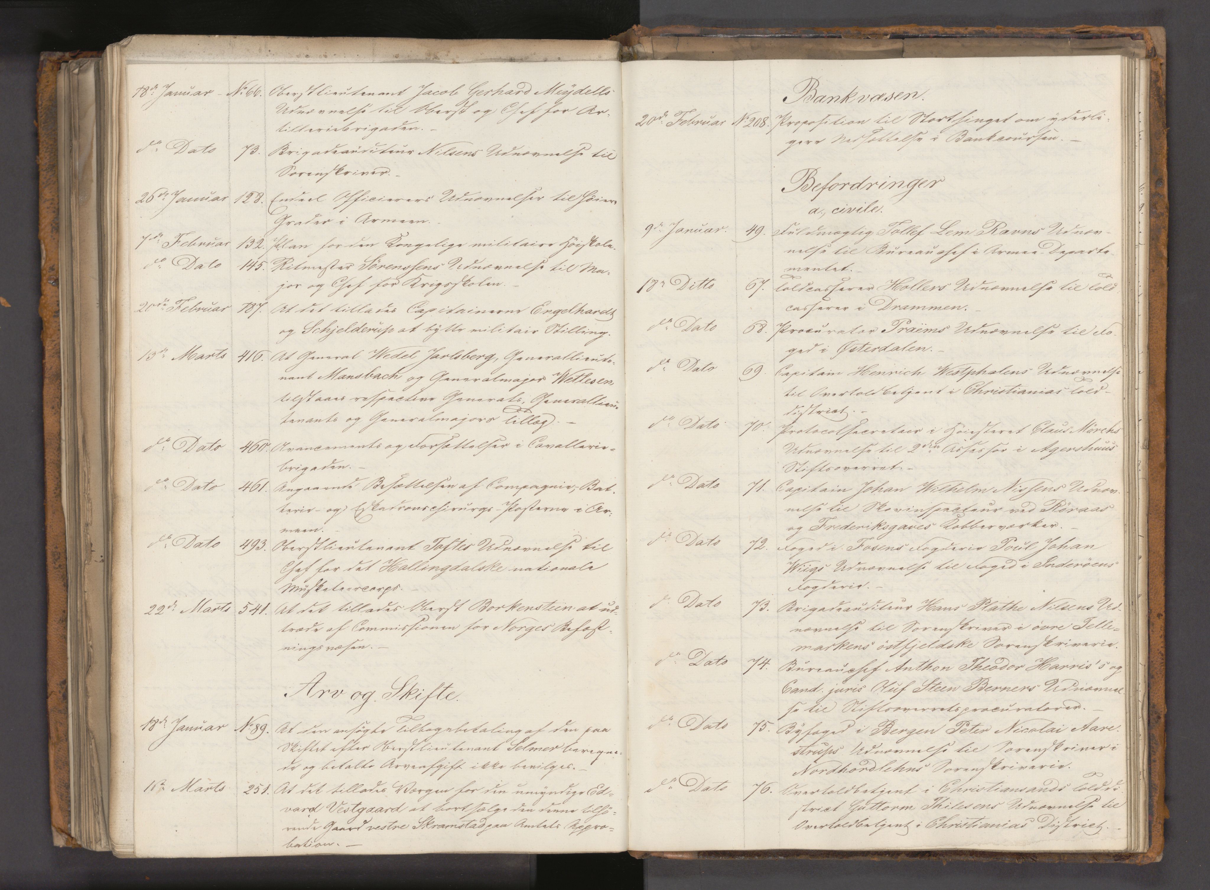 Statsrådssekretariatet, AV/RA-S-1001/A/Ab/L0048: Kgl. res. nr. 1-555, 1. kvartal, 1839