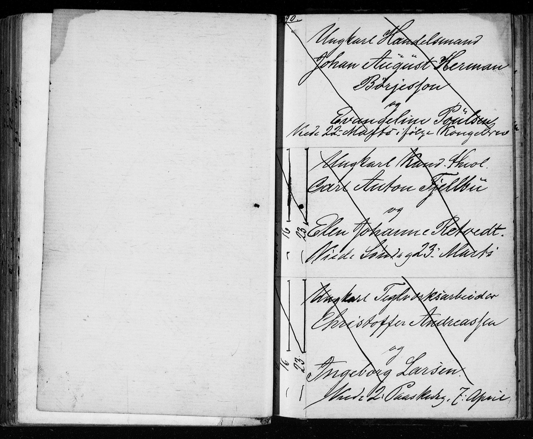 Bragernes kirkebøker, AV/SAKO-A-6/H/Ha/L0006: Banns register no. 6, 1873-1896