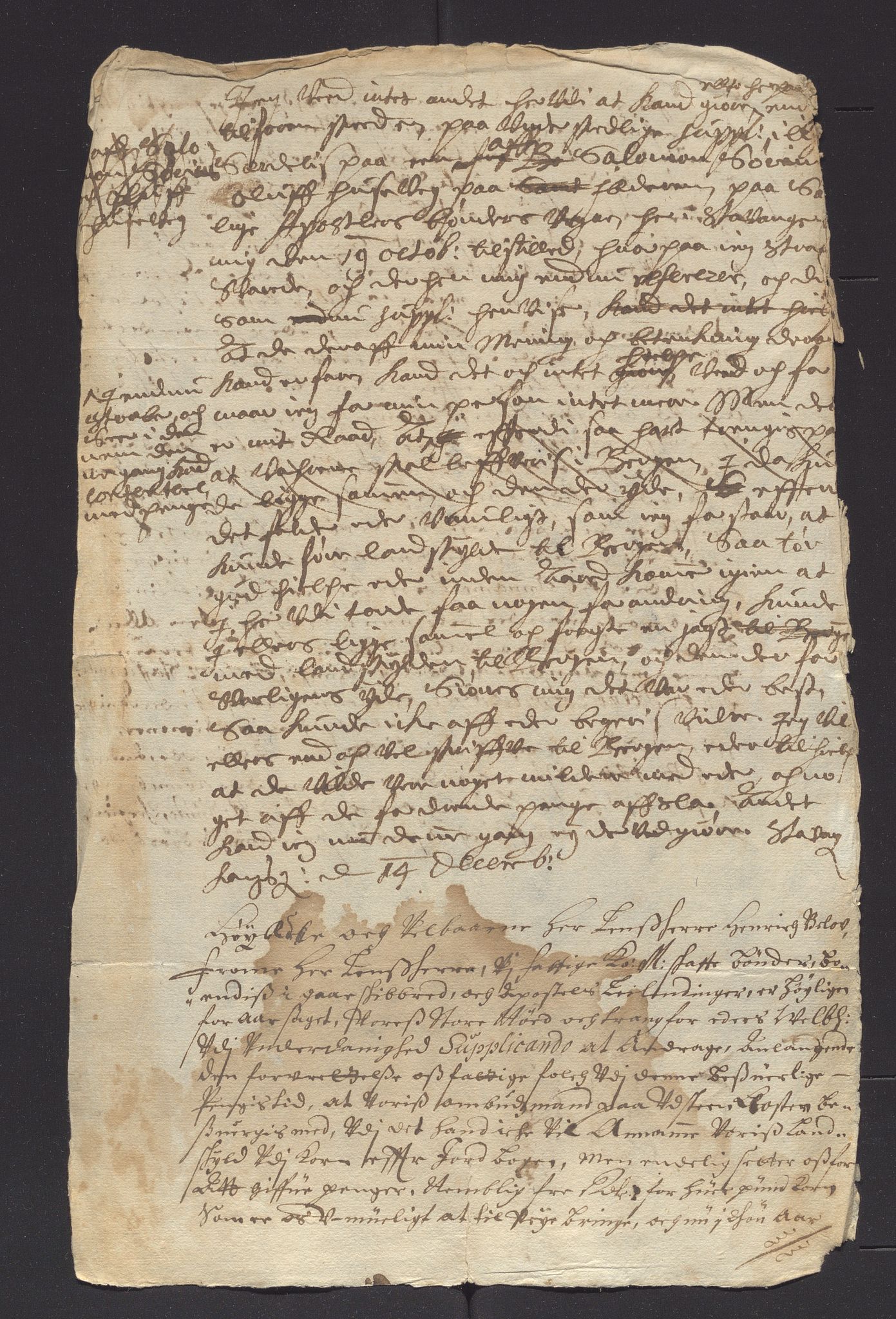 Stavanger len, AV/SAST-A-101870/Ob/L0042: Diverse, 1665-1670, p. 205