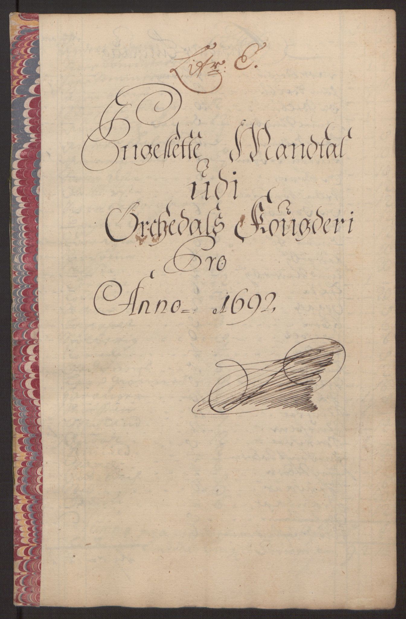 Rentekammeret inntil 1814, Reviderte regnskaper, Fogderegnskap, RA/EA-4092/R58/L3937: Fogderegnskap Orkdal, 1691-1692, p. 248