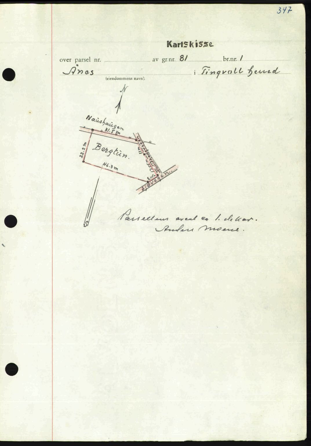 Nordmøre sorenskriveri, AV/SAT-A-4132/1/2/2Ca: Mortgage book no. A113, 1949-1950, Diary no: : 3453/1949