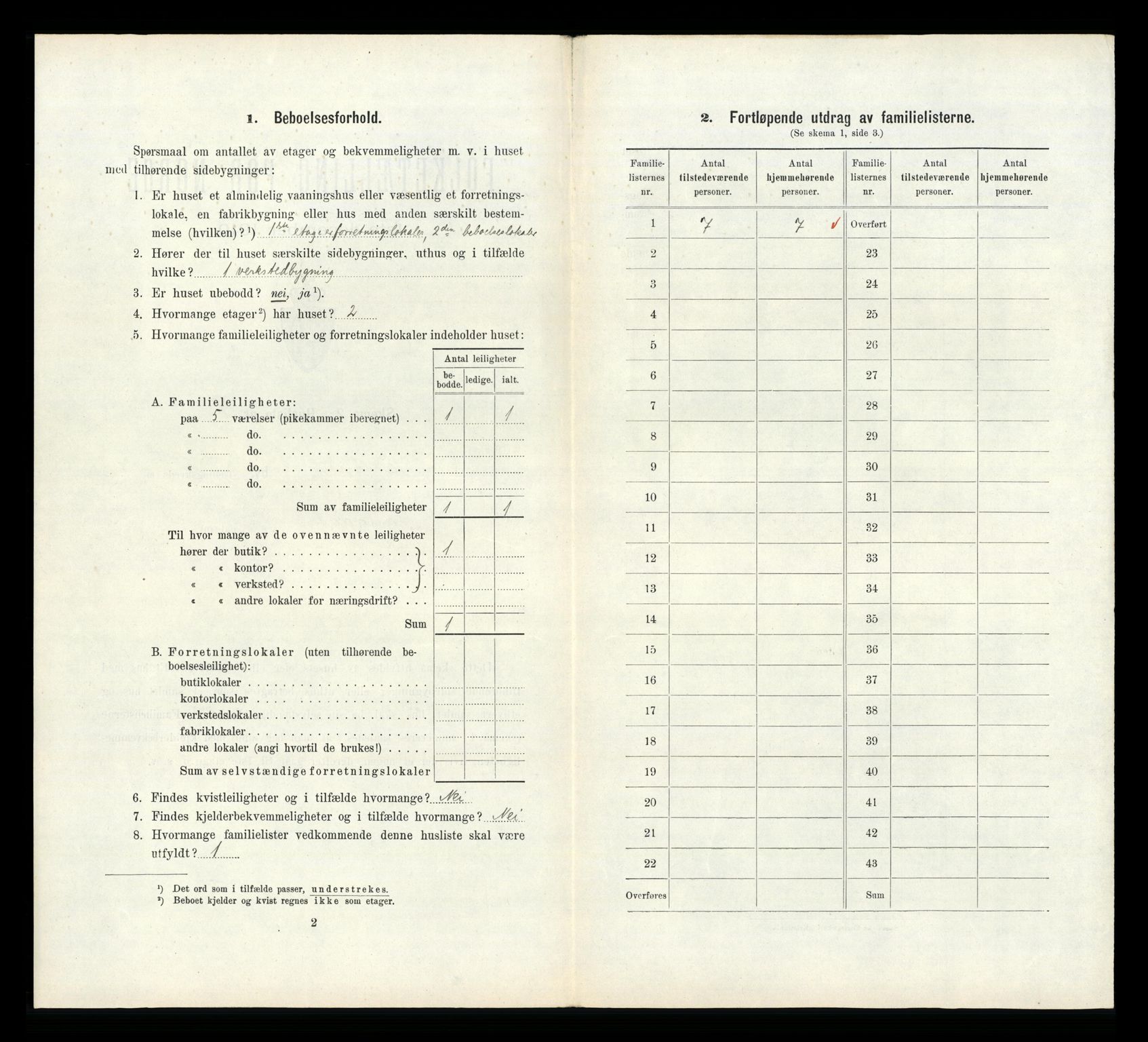 RA, 1910 census for Sandnes, 1910, p. 807