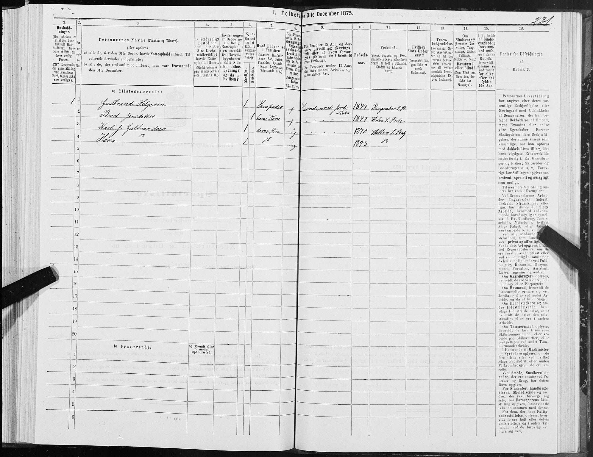 SAT, 1875 census for 1617P Hitra, 1875, p. 8231