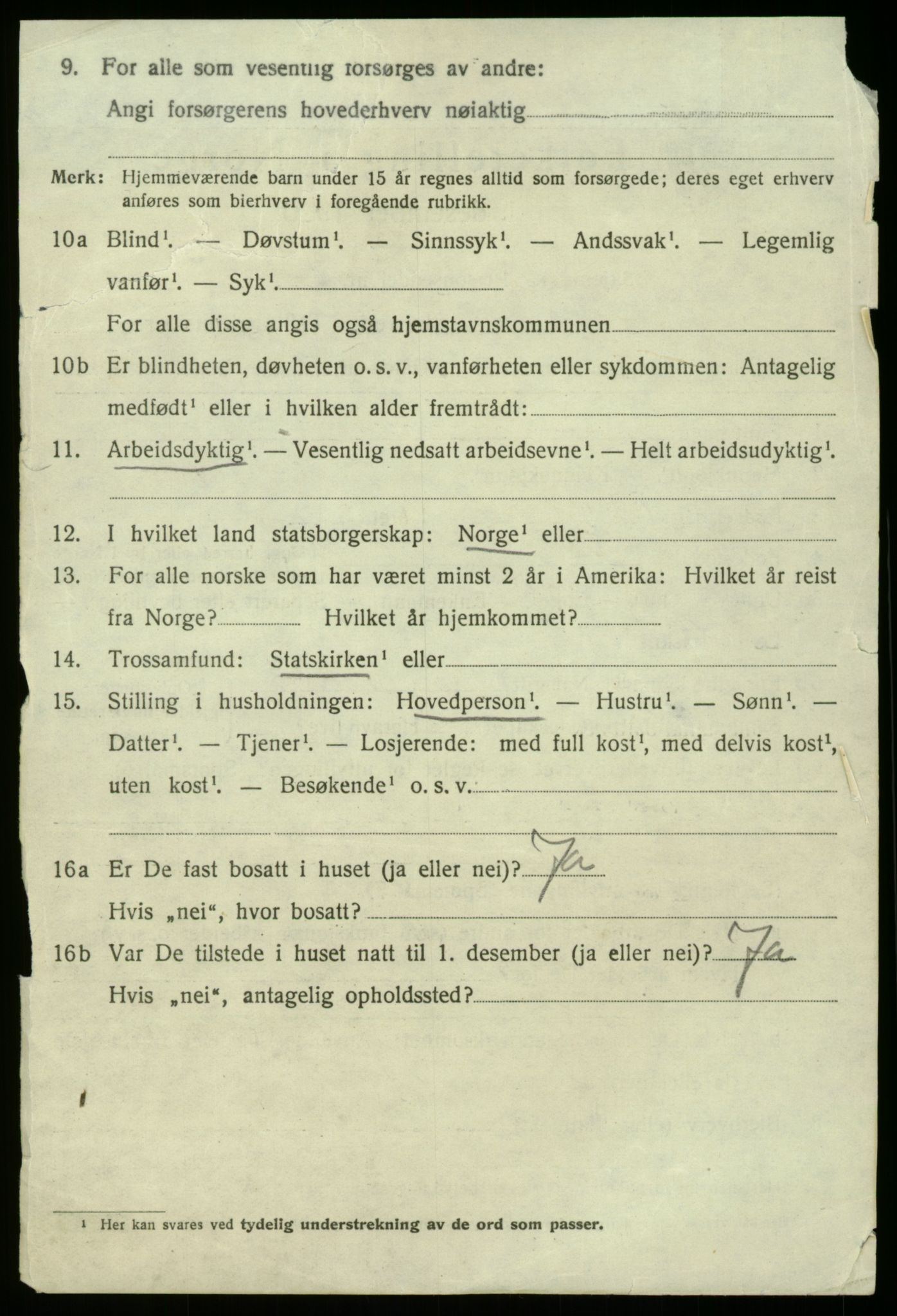 SAB, 1920 census for Fana, 1920, p. 16590