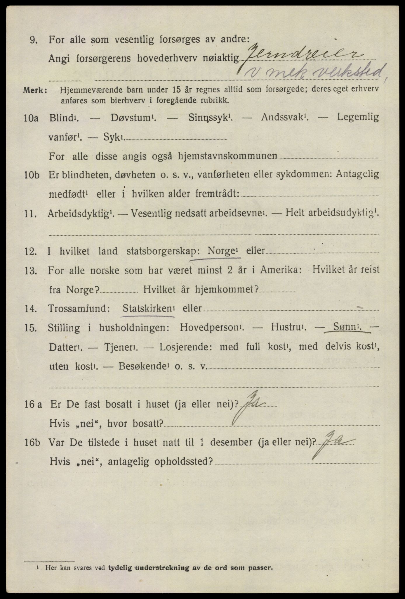 SAO, 1920 census for Skedsmo, 1920, p. 11622