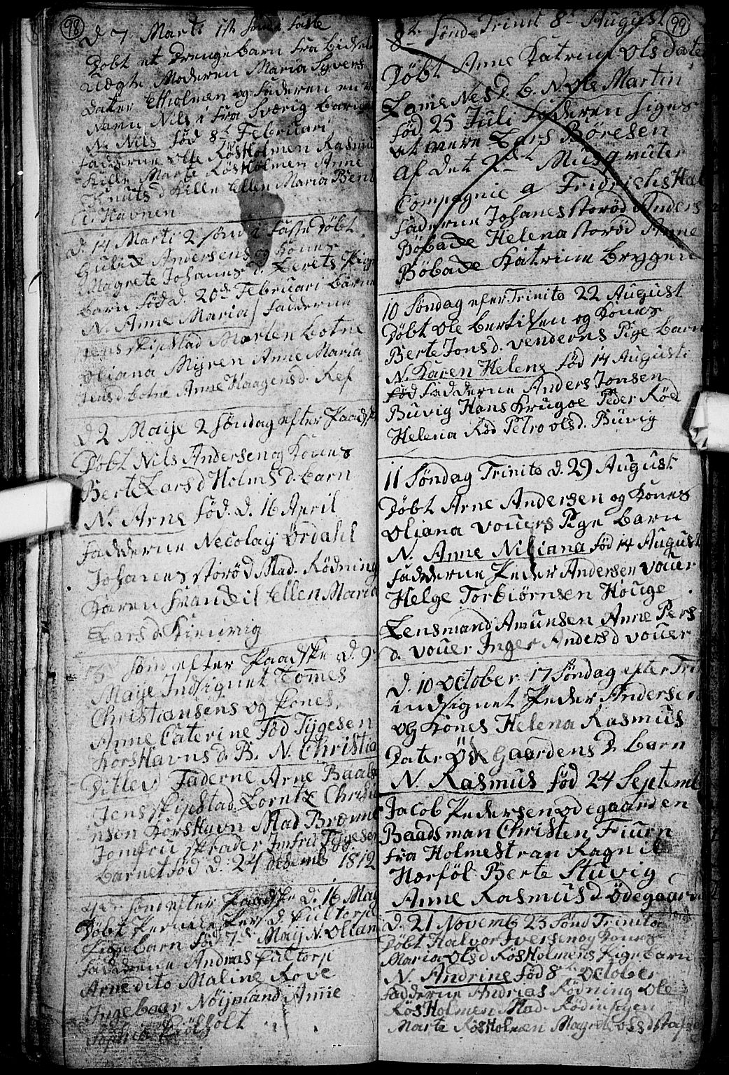 Hvaler prestekontor Kirkebøker, AV/SAO-A-2001/F/Fa/L0002: Parish register (official) no. I 2, 1749-1816, p. 98-99