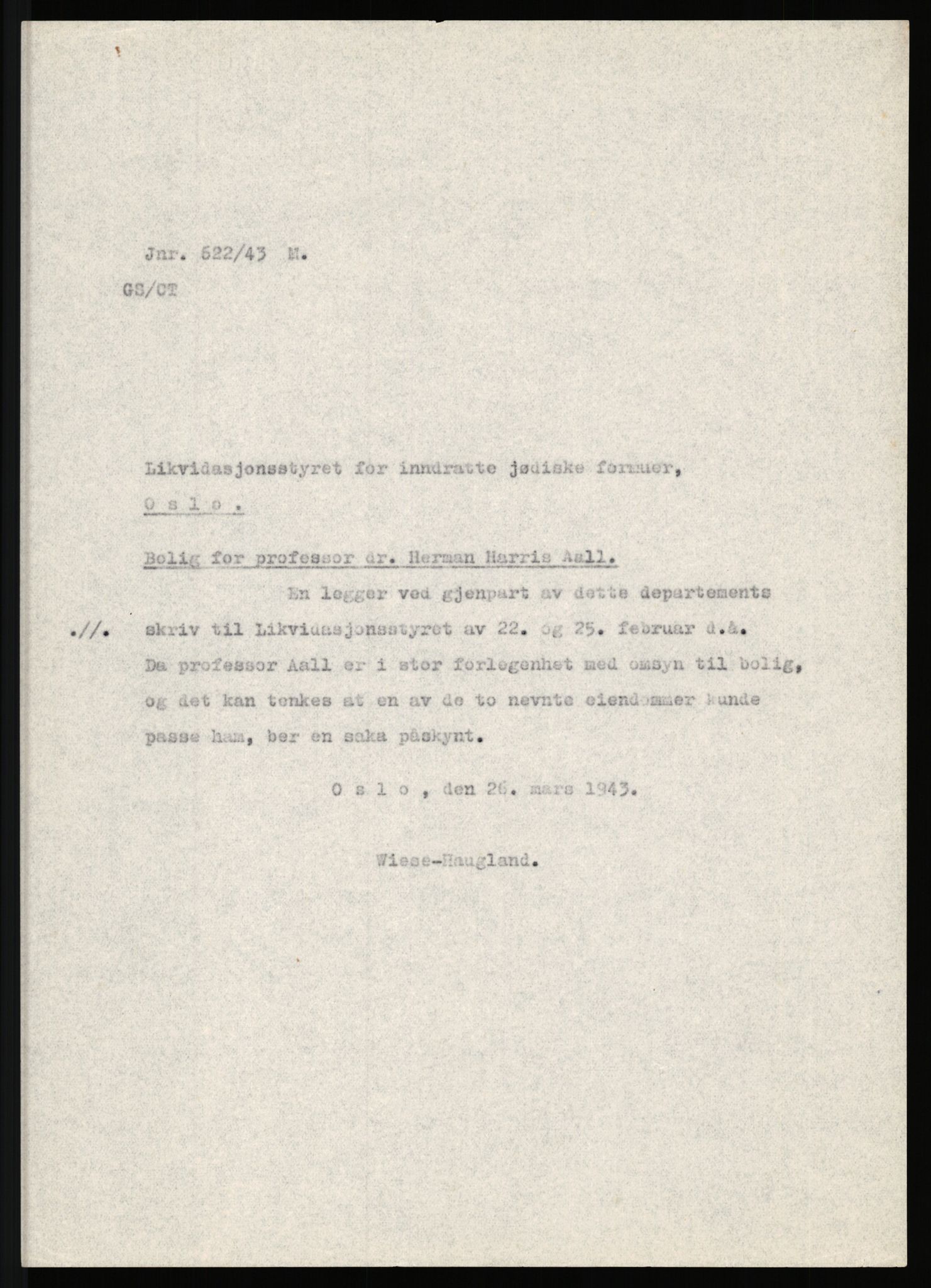 Justisdepartementet, Tilbakeføringskontoret for inndratte formuer, AV/RA-S-1564/H/Hc/Hcc/L0917: --, 1945-1947, p. 268