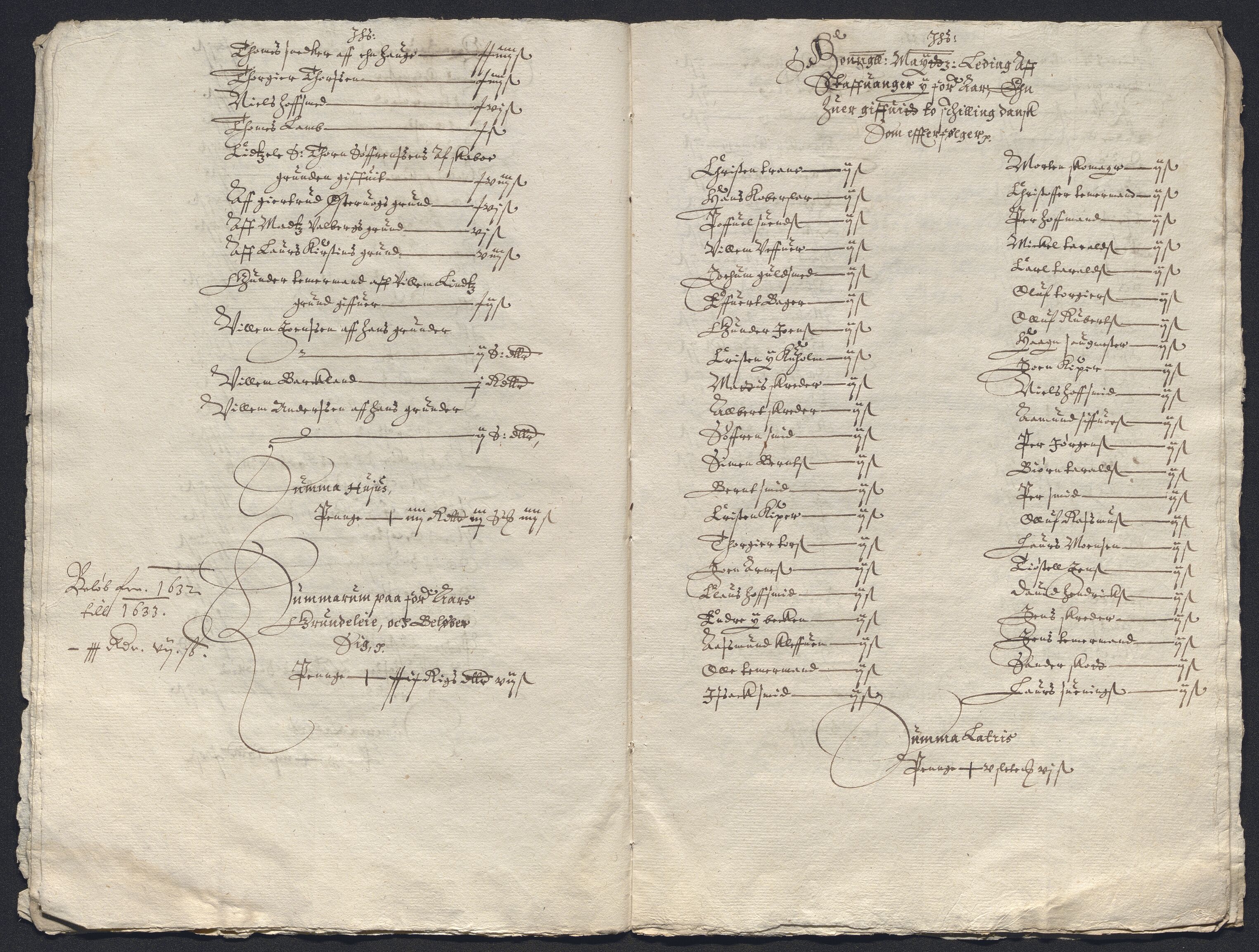 Rentekammeret inntil 1814, Reviderte regnskaper, Byregnskaper, RA/EA-4066/R/Ro/L0298: [O1] By- og kontribusjonsregnskap, 1624-1639, p. 107