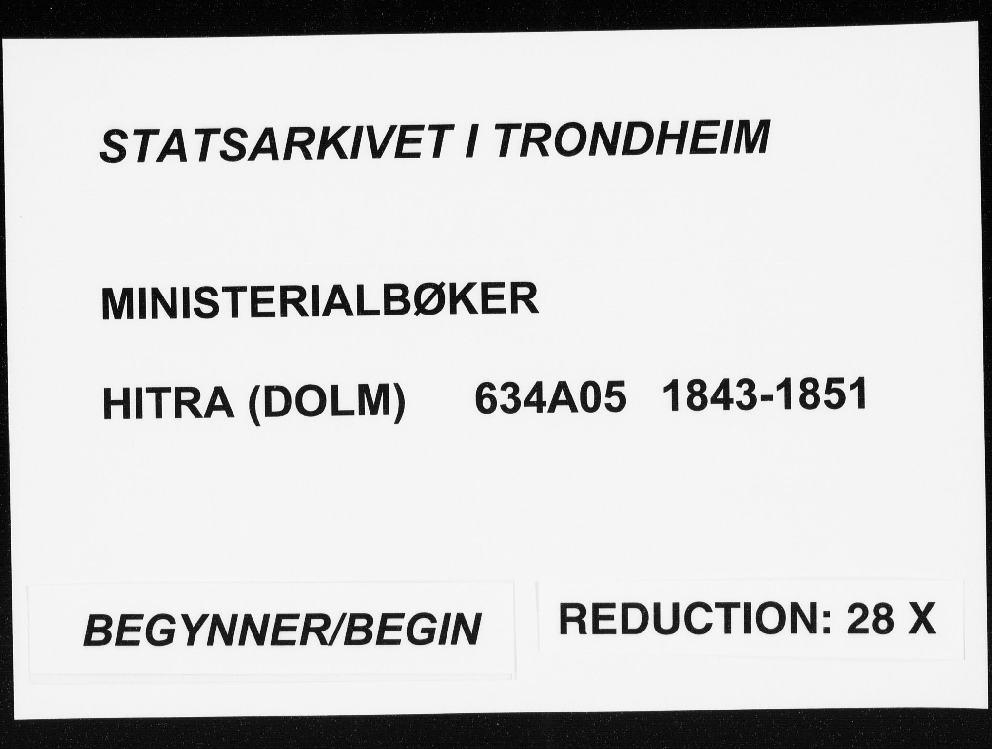 Ministerialprotokoller, klokkerbøker og fødselsregistre - Sør-Trøndelag, SAT/A-1456/634/L0529: Parish register (official) no. 634A05, 1843-1851
