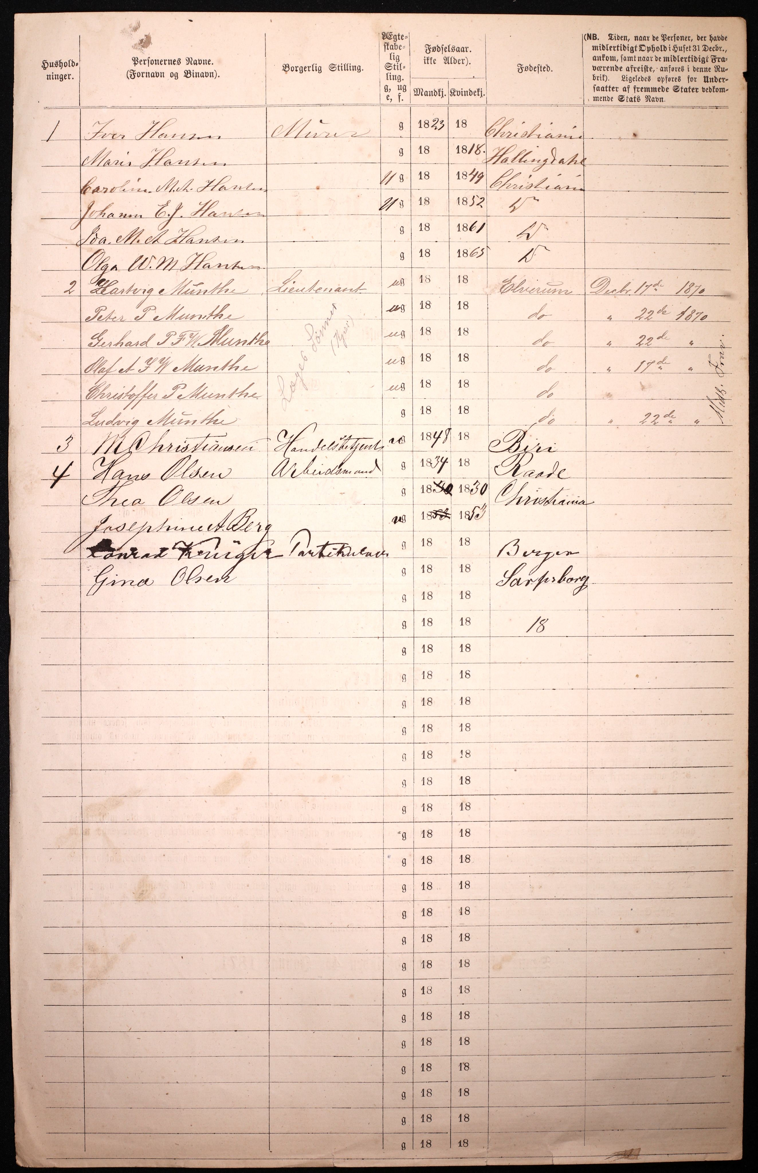 RA, 1870 census for 0301 Kristiania, 1870, p. 2758