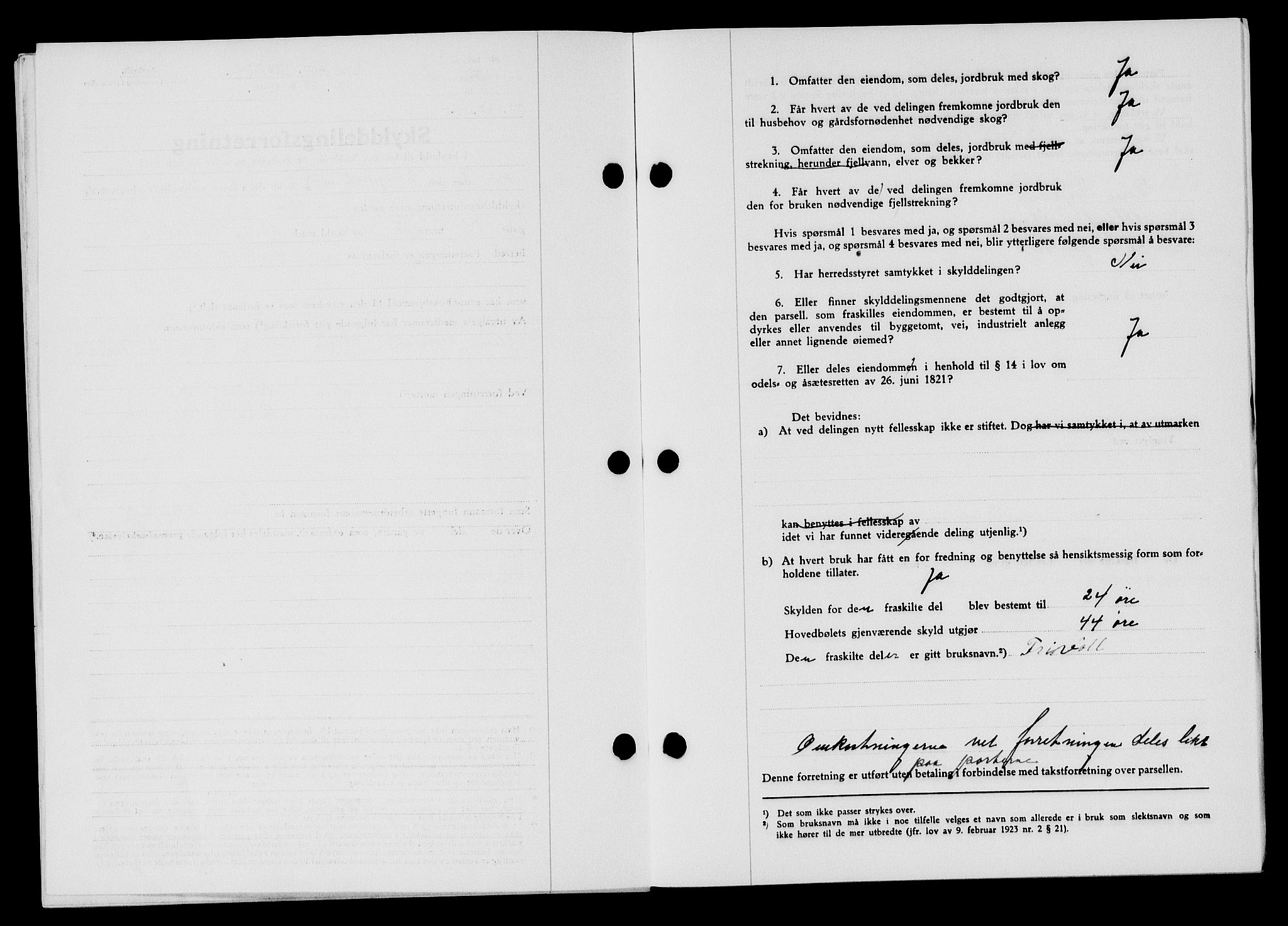 Flekkefjord sorenskriveri, SAK/1221-0001/G/Gb/Gba/L0060: Mortgage book no. A-8, 1945-1946, Diary no: : 578/1946