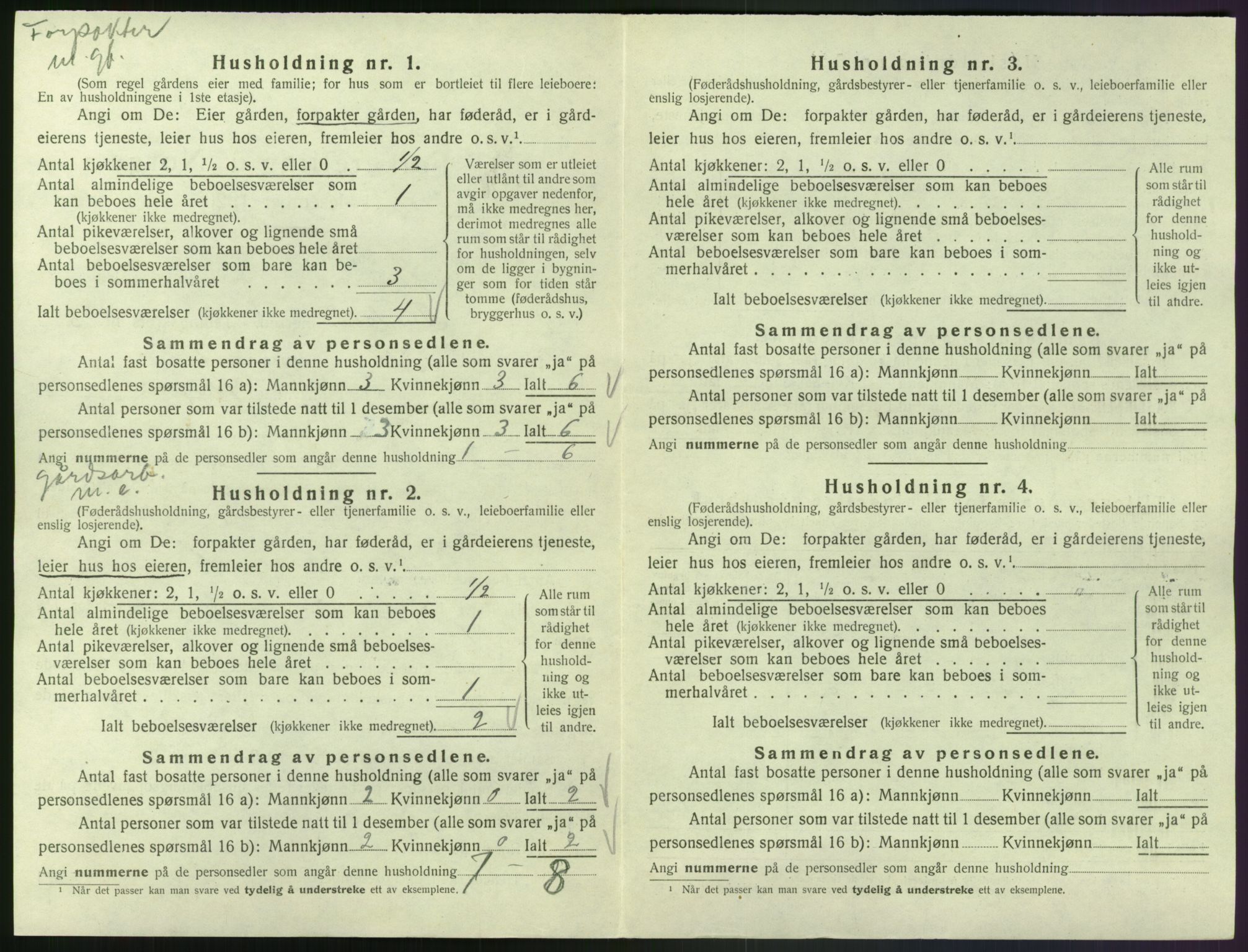 SAK, 1920 census for Finsland, 1920, p. 363