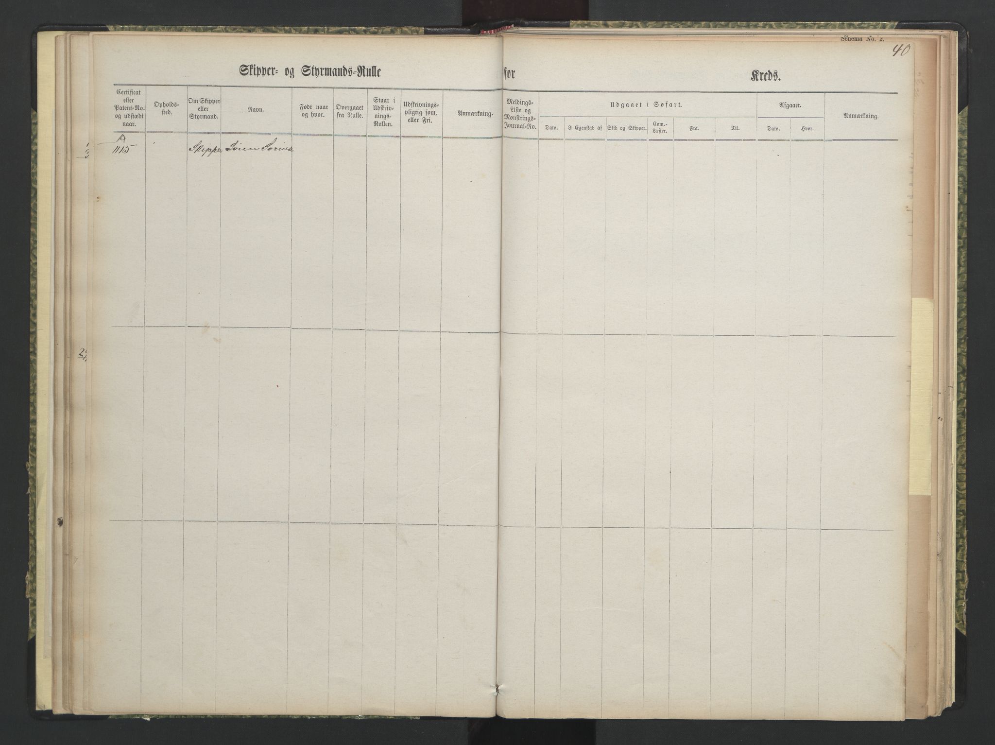 Brevik innrulleringskontor, AV/SAKO-A-833/F/Fc/L0002: Diverse ruller, 1860-1948, p. 40