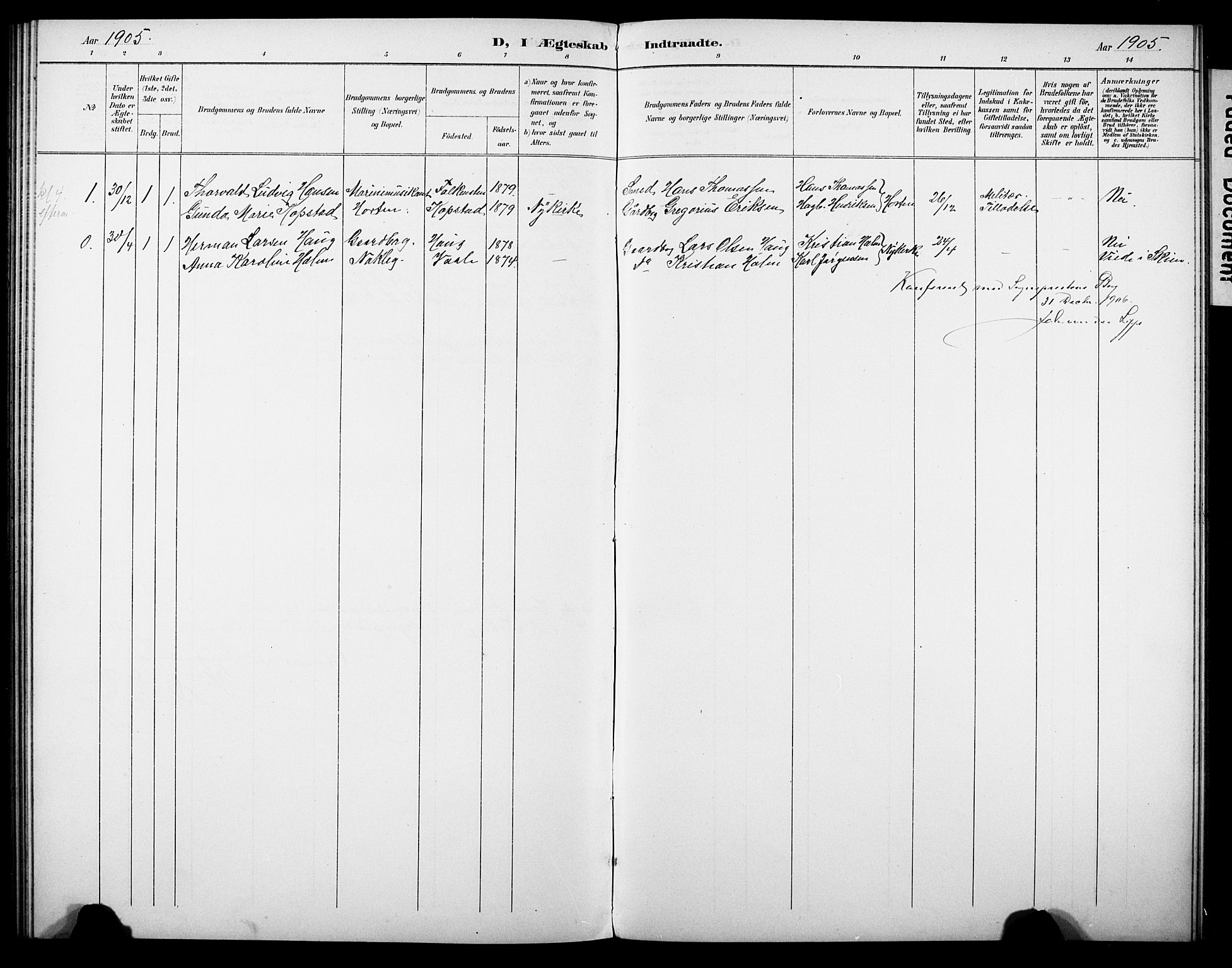 Borre kirkebøker, AV/SAKO-A-338/G/Gb/L0003: Parish register (copy) no. II 3, 1893-1905