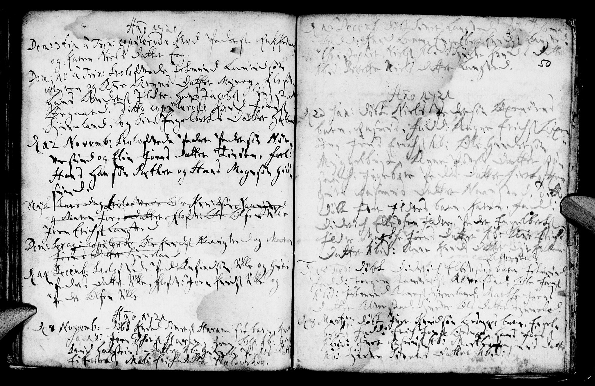 Ministerialprotokoller, klokkerbøker og fødselsregistre - Møre og Romsdal, SAT/A-1454/536/L0491: Parish register (official) no. 536A01 /1, 1689-1737, p. 50