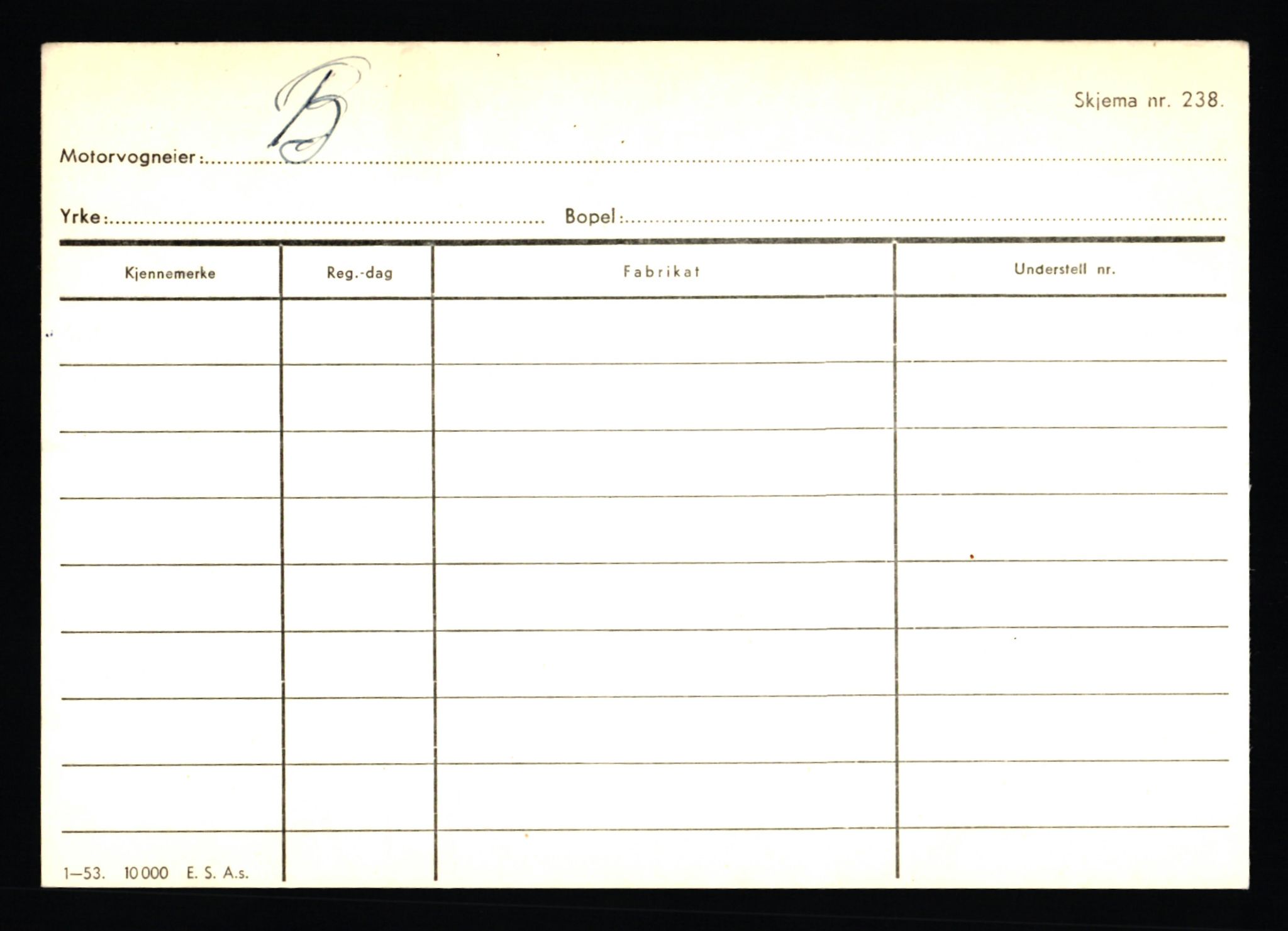 Stavanger trafikkstasjon, AV/SAST-A-101942/0/H/L0003: Bergeland - Bjørns, 1930-1971, p. 4