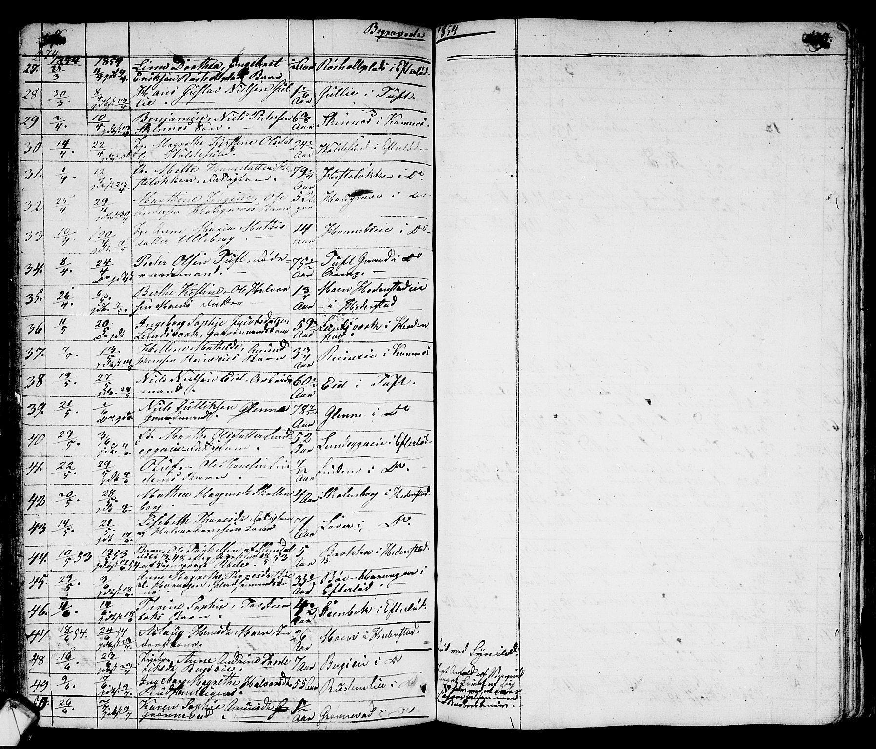 Sandsvær kirkebøker, AV/SAKO-A-244/G/Ga/L0004: Parish register (copy) no. I 4, 1840-1856, p. 274