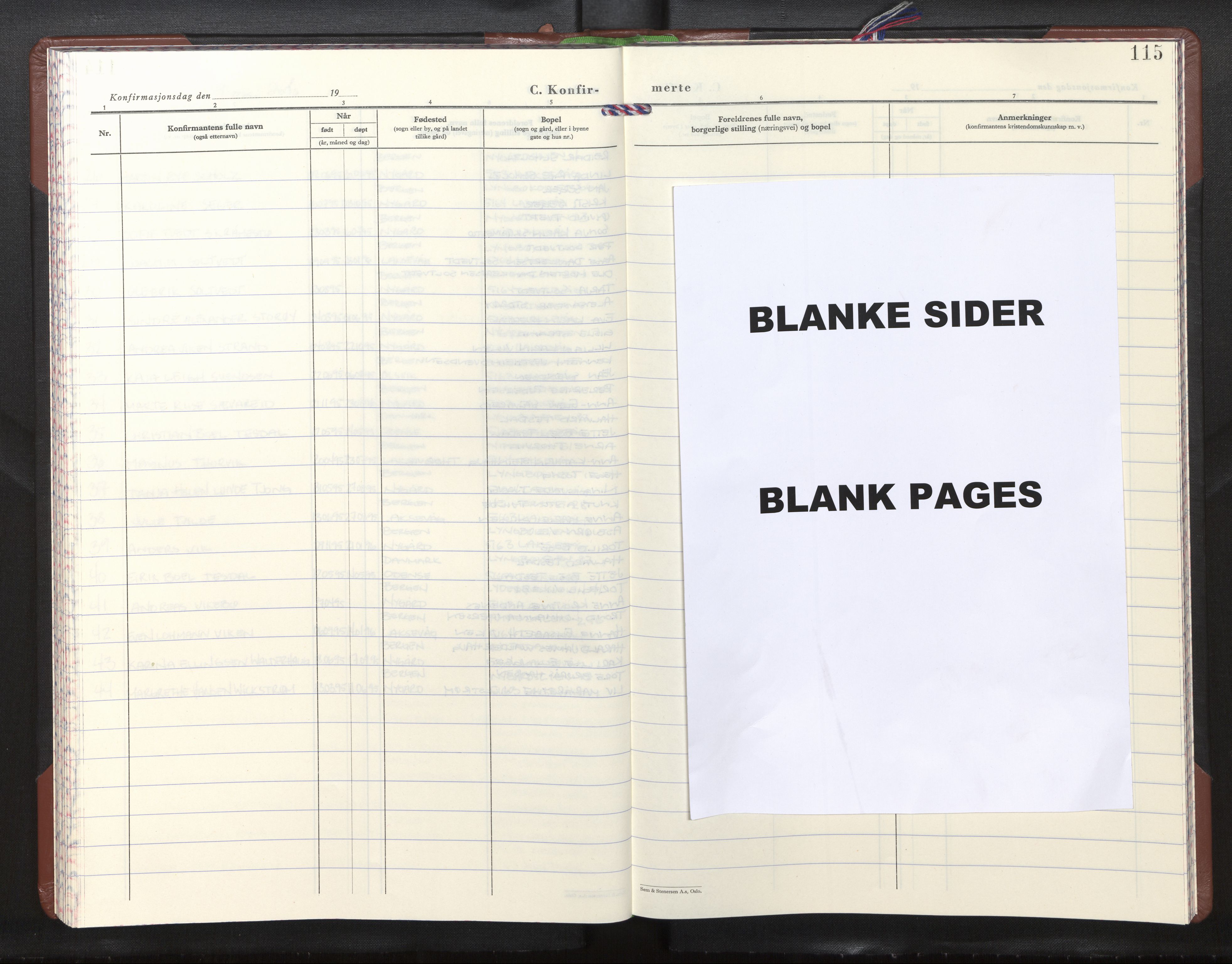 Laksevåg Sokneprestembete, AV/SAB-A-76501/H/Ha/Haa/Haaj/L0001: Parish register (official) no. J 1, 1972-2010, p. 115