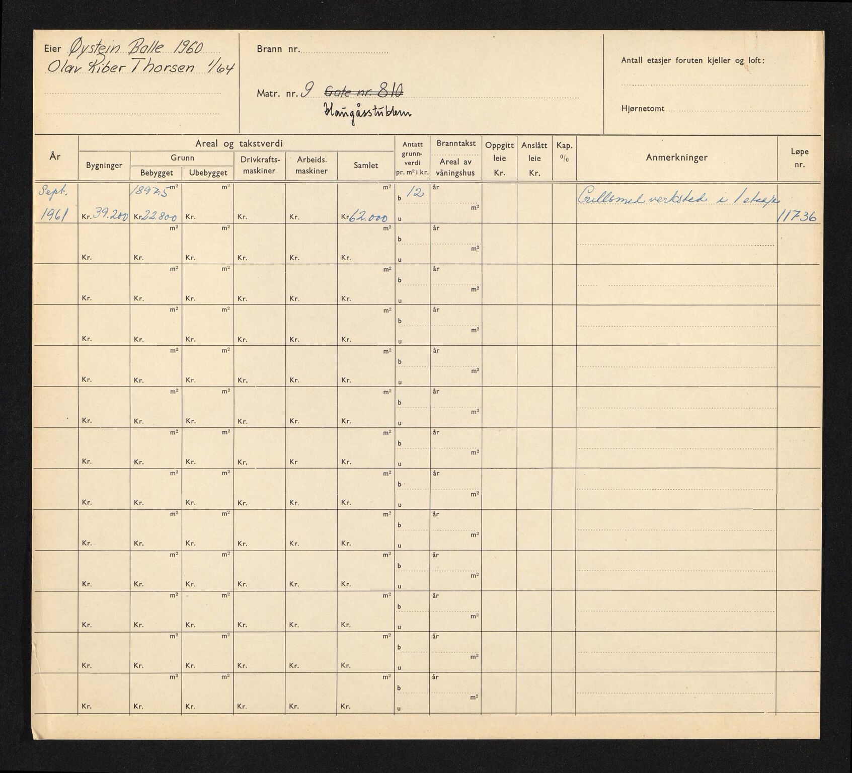 Stavanger kommune. Skattetakstvesenet, BYST/A-0440/F/Fa/Faa/L0016/0008: Skattetakstkort / Håugåsstubben 4 - Haugåsveien - Haukeligata 14