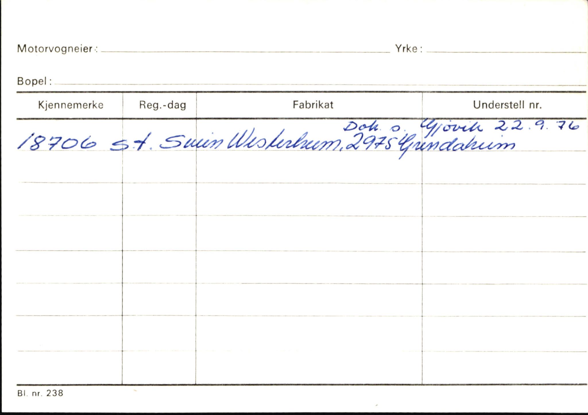 Statens vegvesen, Sogn og Fjordane vegkontor, AV/SAB-A-5301/4/F/L0145: Registerkort Vågsøy S-Å. Årdal I-P, 1945-1975, p. 1376