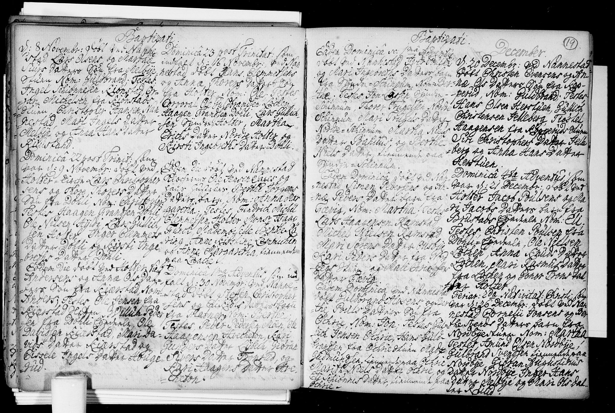 Nannestad prestekontor Kirkebøker, AV/SAO-A-10414a/F/Fa/L0005: Parish register (official) no. I 5, 1729-1738, p. 19