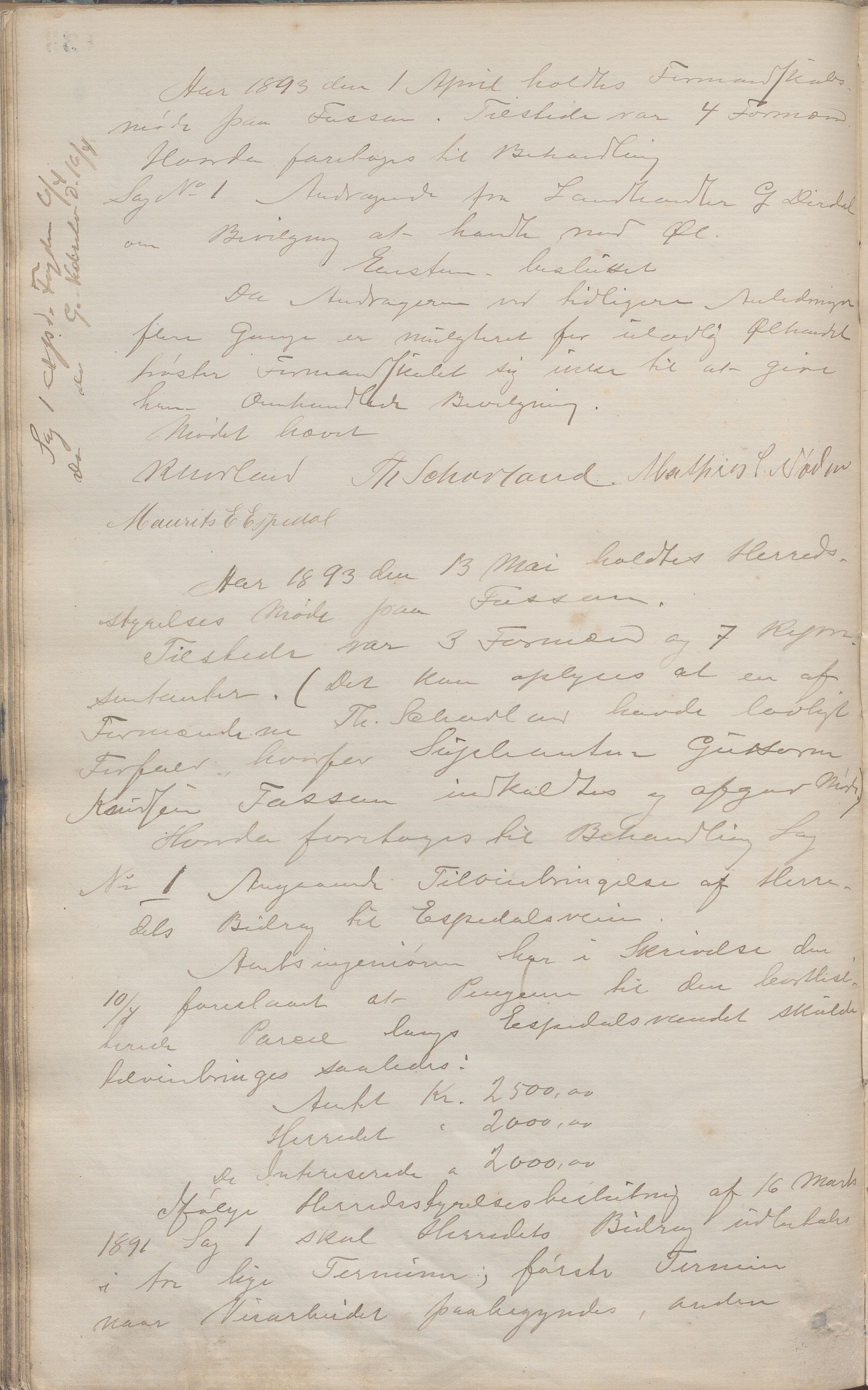 Forsand kommune - Formannskapet / Rådmannskontoret, IKAR/K-101601/A/Aa/Aaa/L0001: Møtebok, 1878-1893, p. 133b