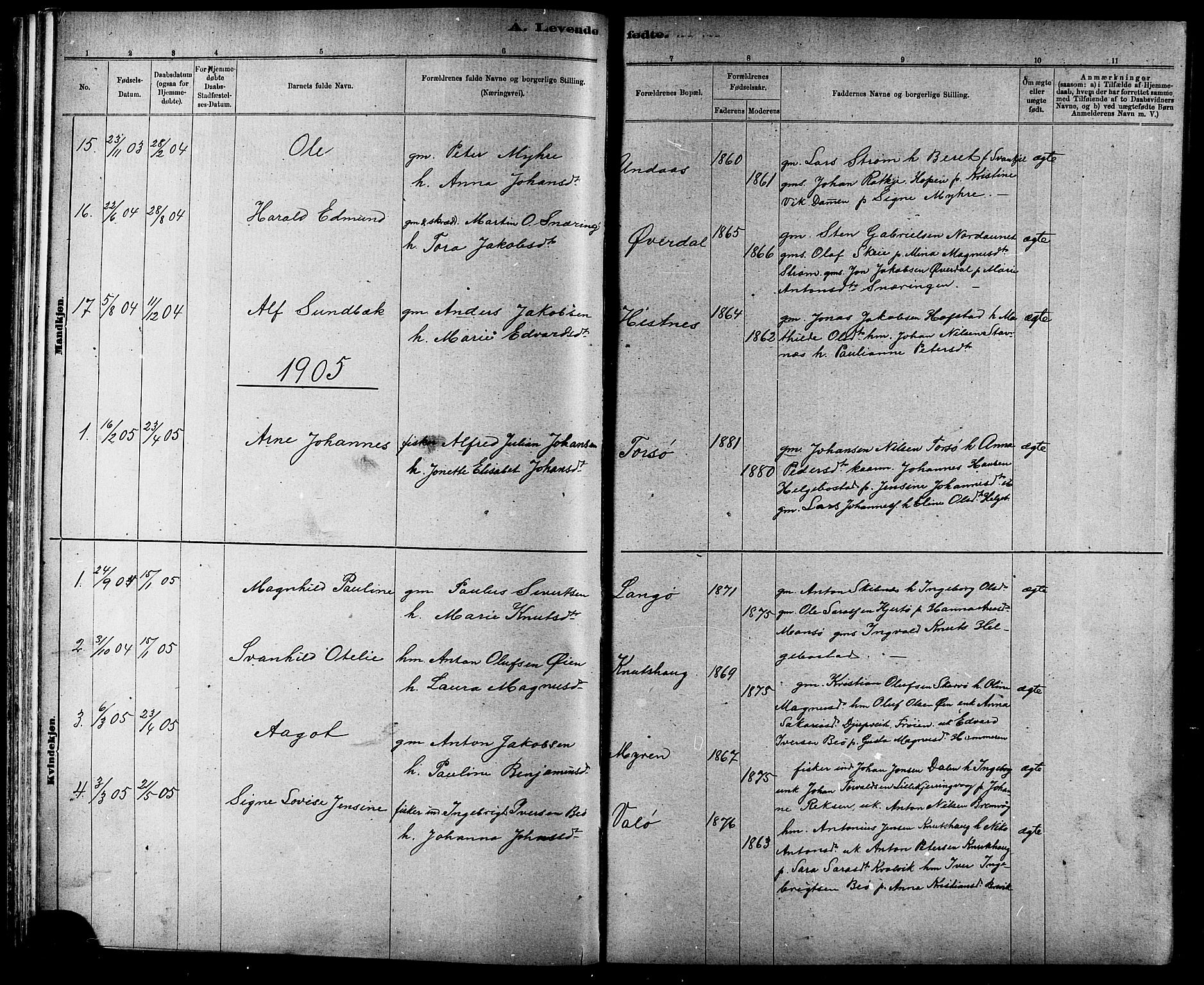 Ministerialprotokoller, klokkerbøker og fødselsregistre - Sør-Trøndelag, AV/SAT-A-1456/634/L0542: Parish register (copy) no. 634C04, 1892-1916