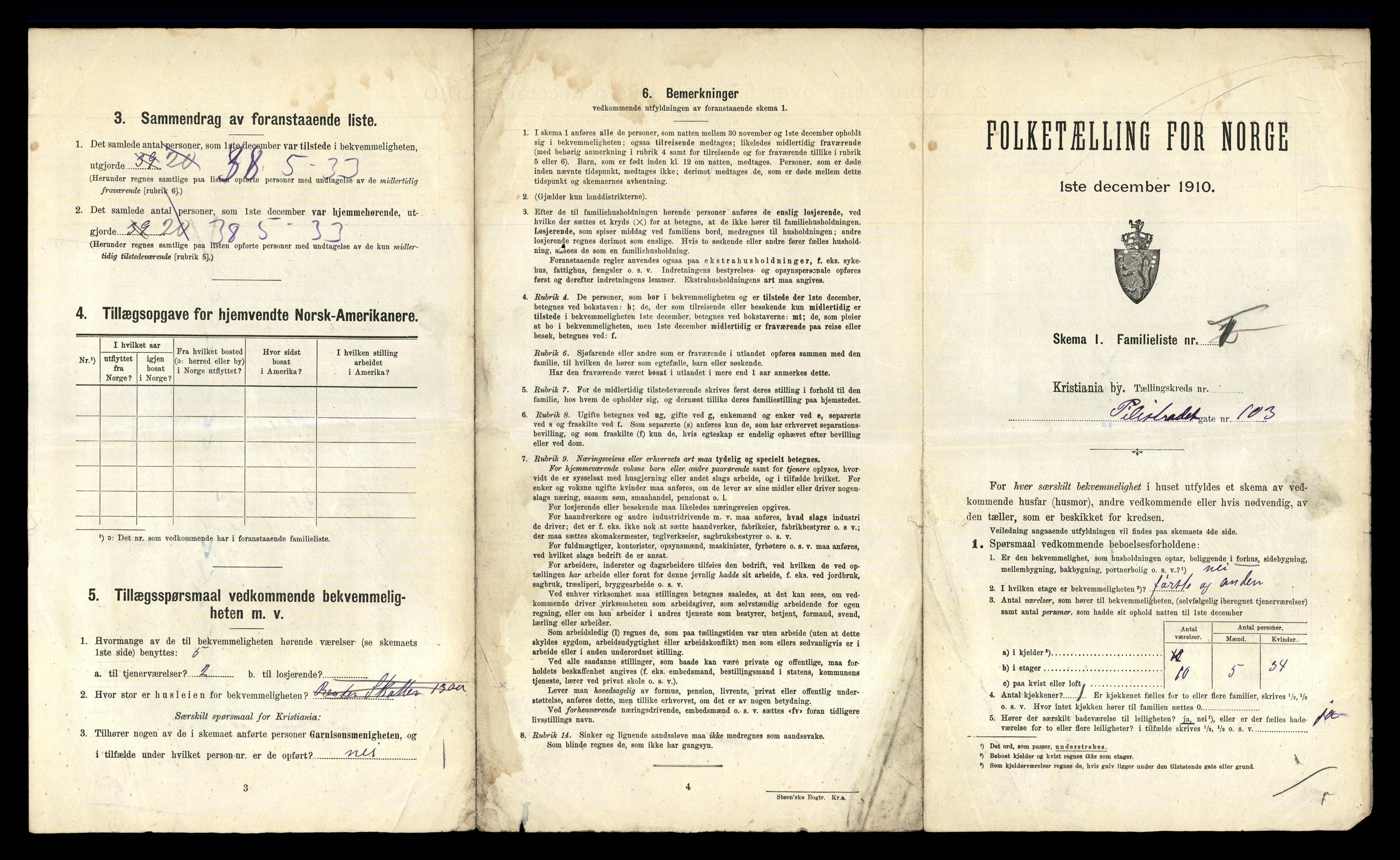 RA, 1910 census for Kristiania, 1910, p. 77809