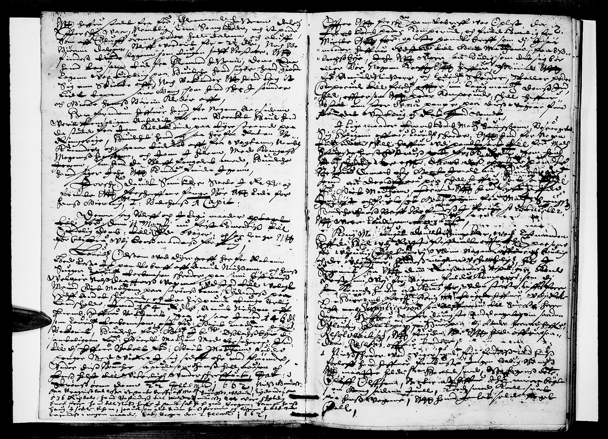 Eiker, Modum og Sigdal sorenskriveri, SAKO/A-123/F/Fa/Faa/L0030: Tingbok, 1663, p. 2
