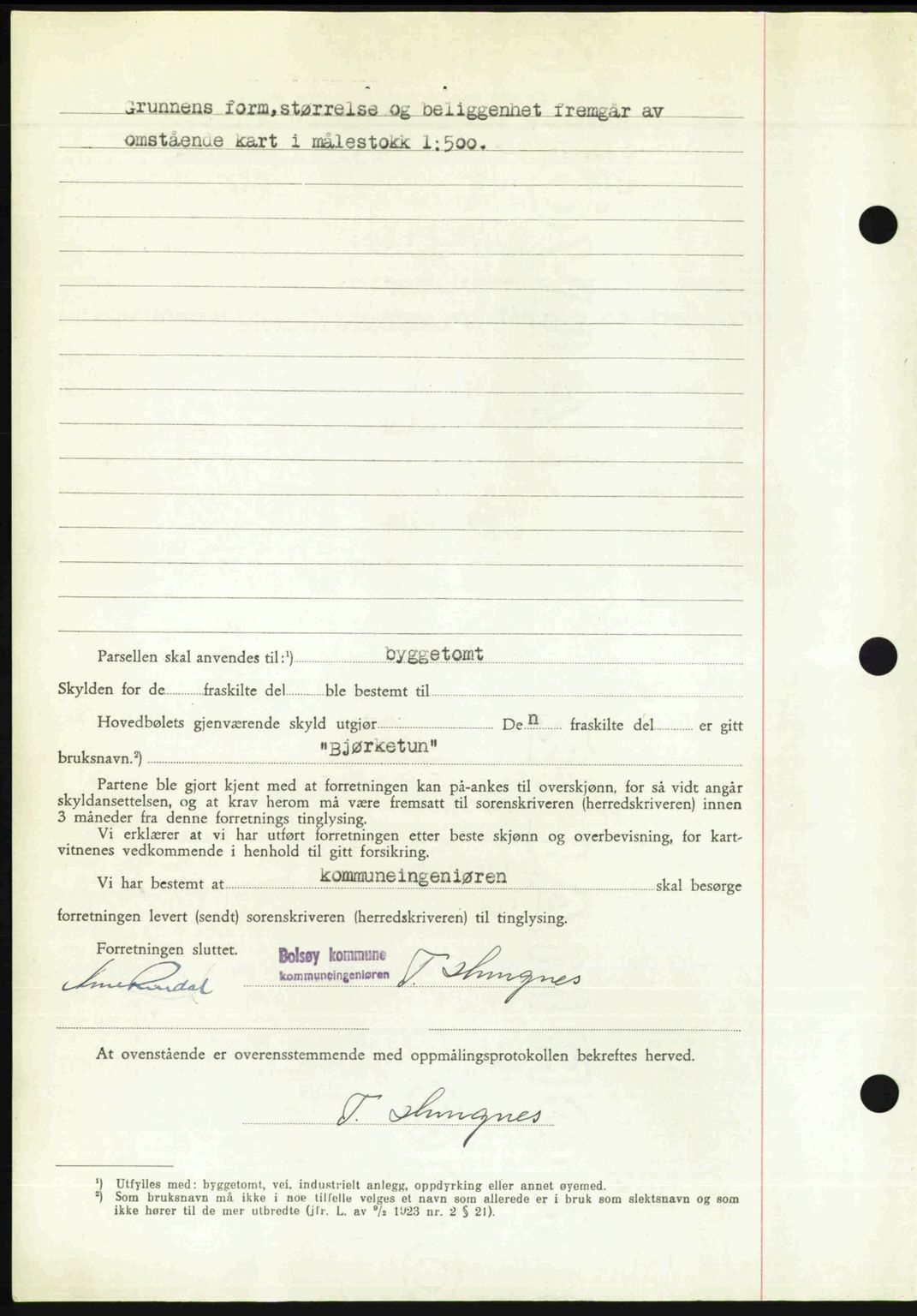 Romsdal sorenskriveri, SAT/A-4149/1/2/2C: Mortgage book no. A24, 1947-1947, Diary no: : 3120/1947