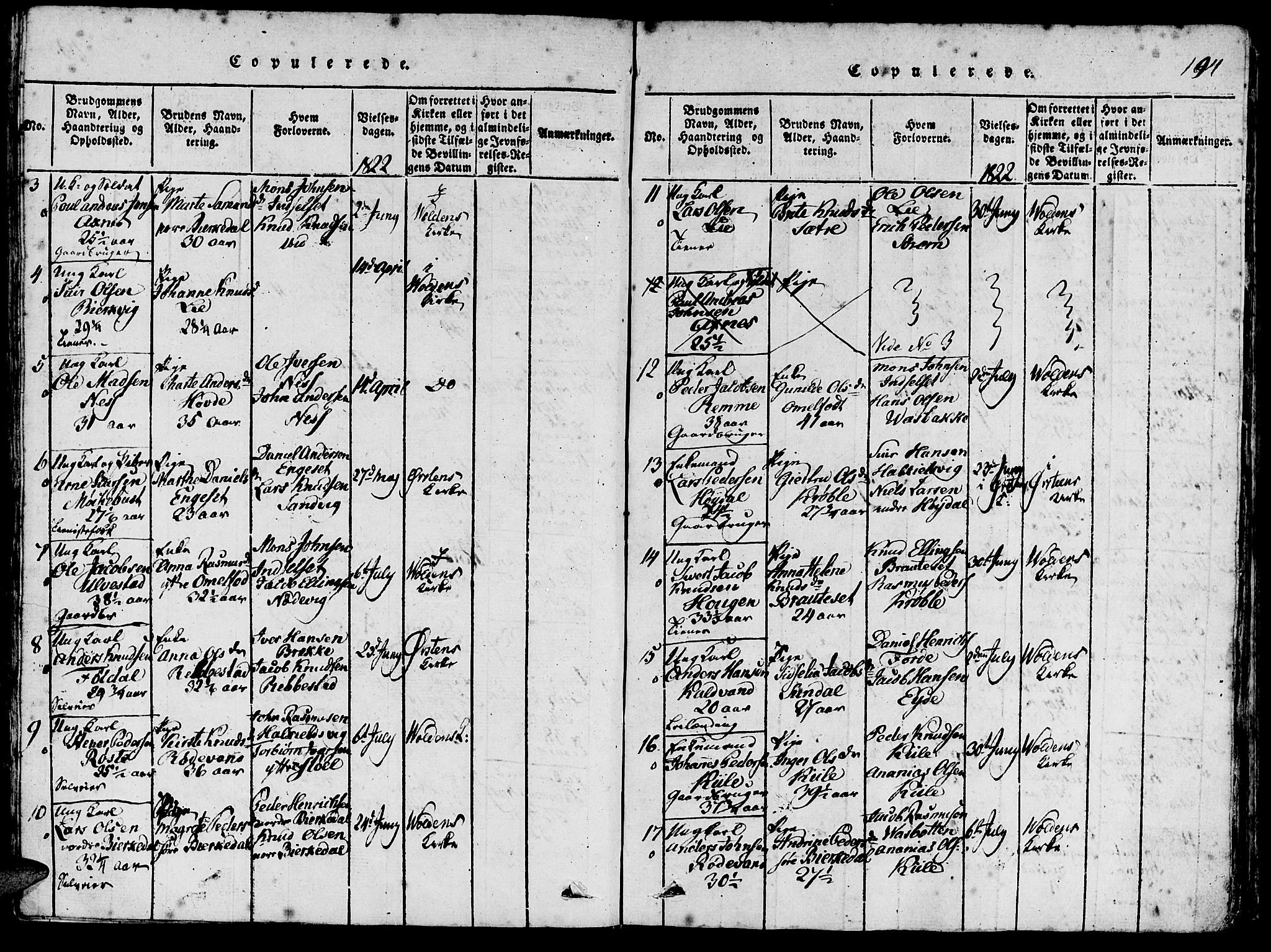 Ministerialprotokoller, klokkerbøker og fødselsregistre - Møre og Romsdal, SAT/A-1454/511/L0138: Parish register (official) no. 511A05, 1817-1832, p. 194