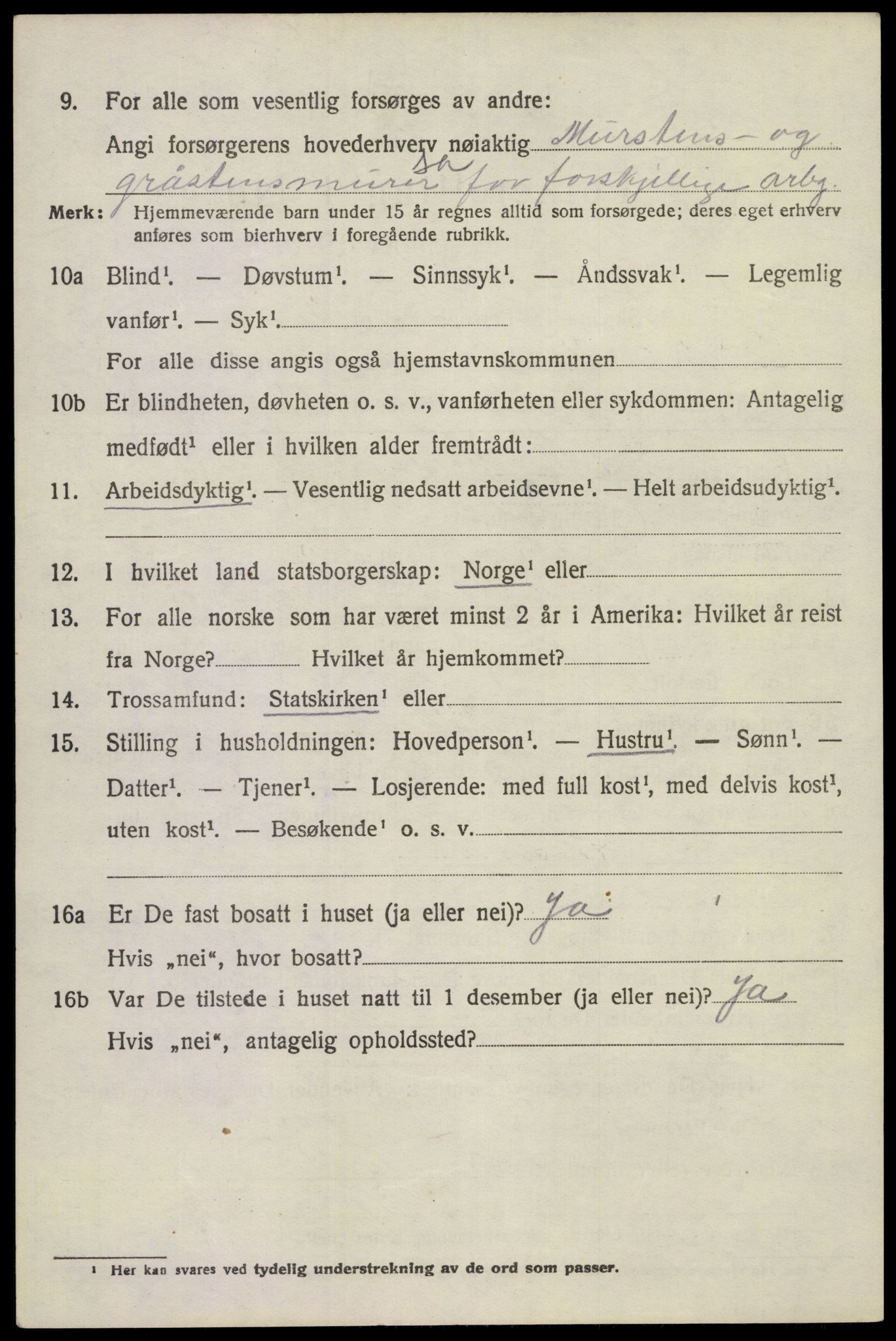 SAKO, 1920 census for Lardal, 1920, p. 3534