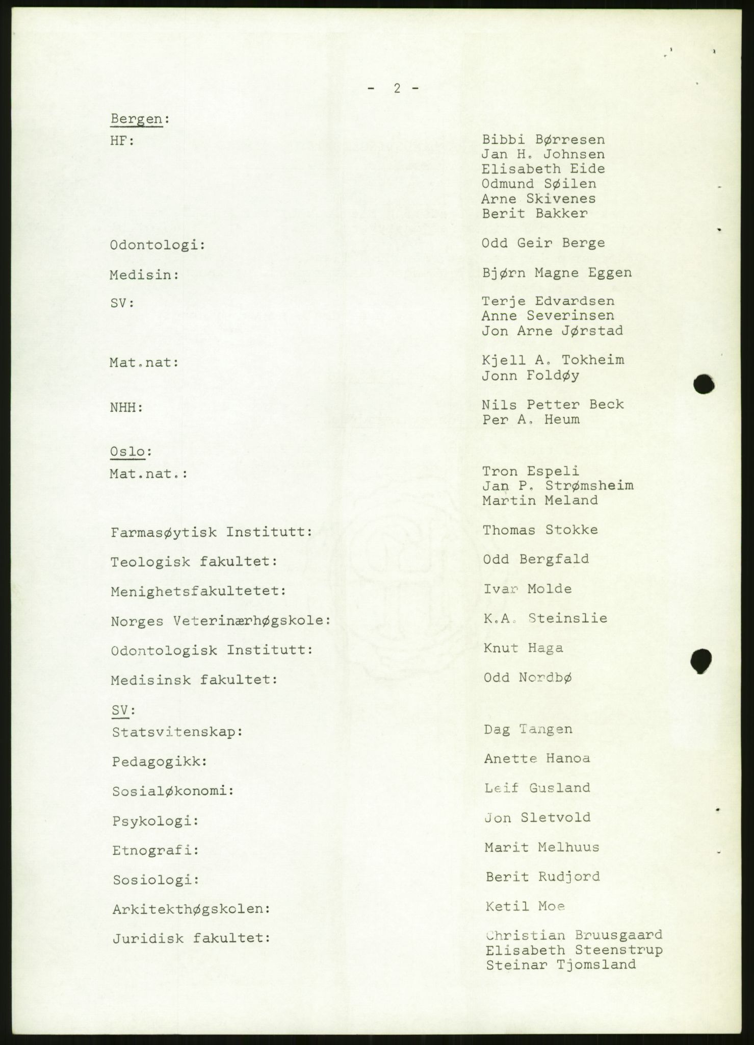 Norsk Studentunion, AV/RA-PA-0794/Fg/L0067: Landstinget, 1968-1979