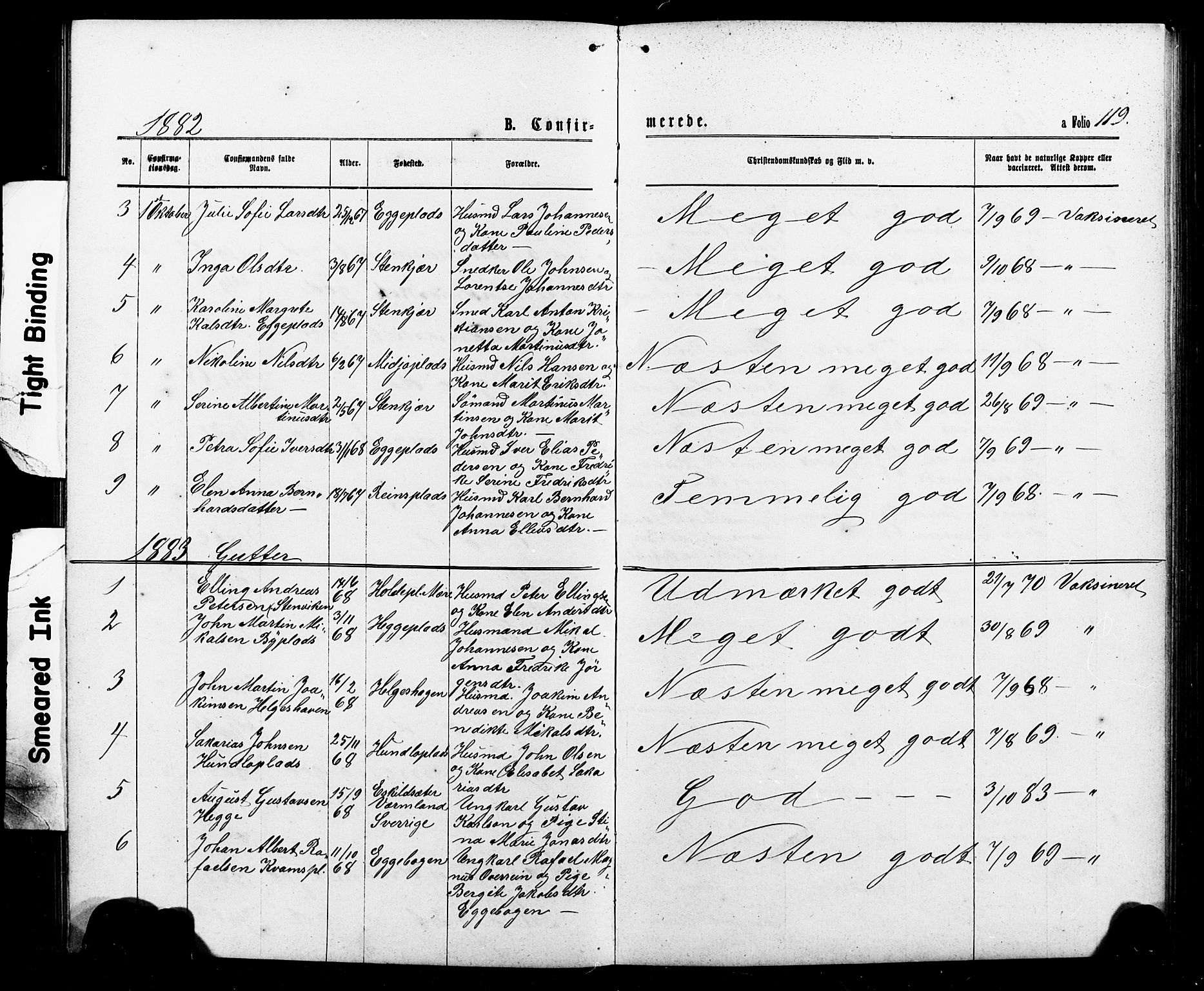 Ministerialprotokoller, klokkerbøker og fødselsregistre - Nord-Trøndelag, AV/SAT-A-1458/740/L0380: Parish register (copy) no. 740C01, 1868-1902, p. 119