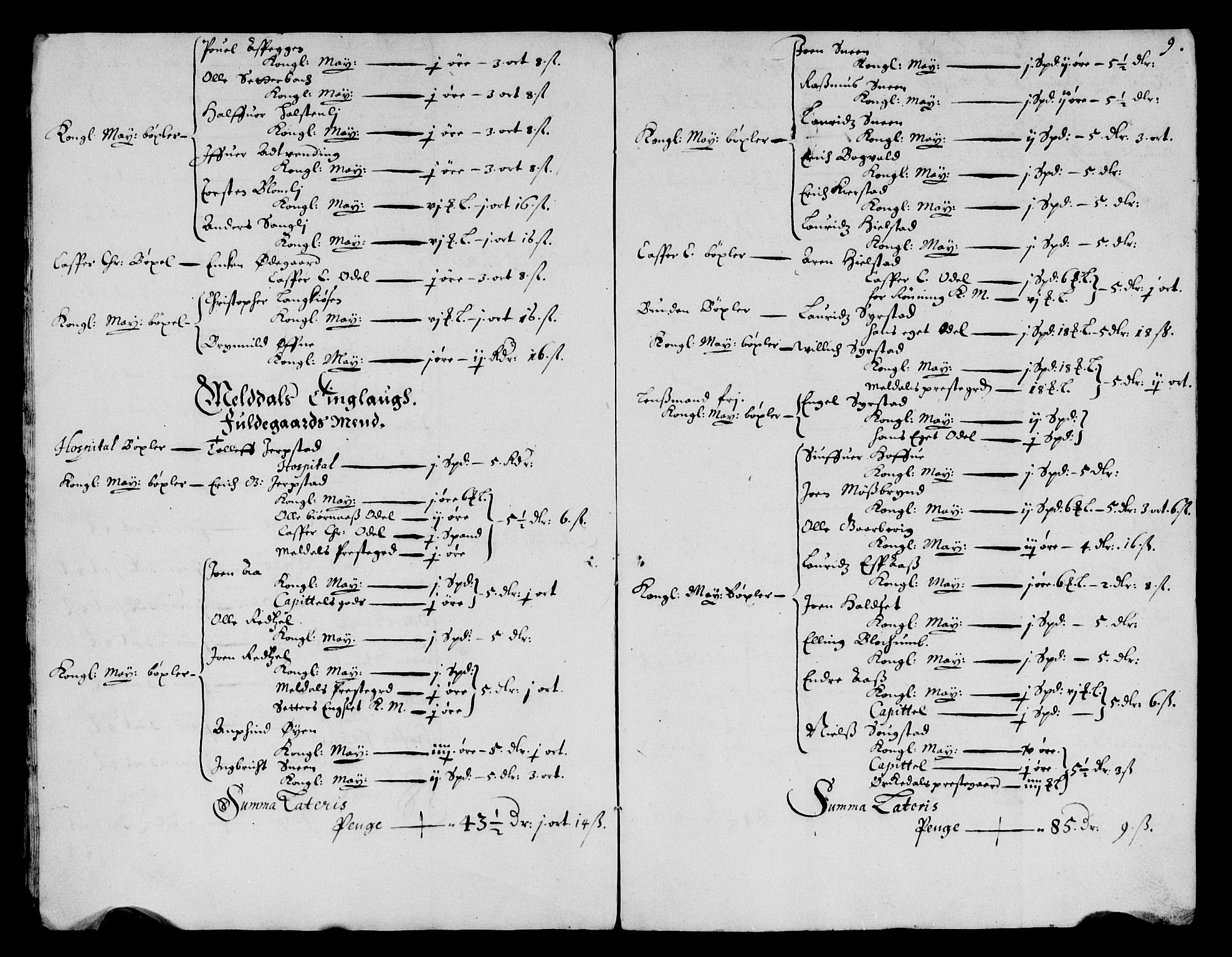 Rentekammeret inntil 1814, Reviderte regnskaper, Lensregnskaper, AV/RA-EA-5023/R/Rb/Rbw/L0127: Trondheim len, 1656-1657