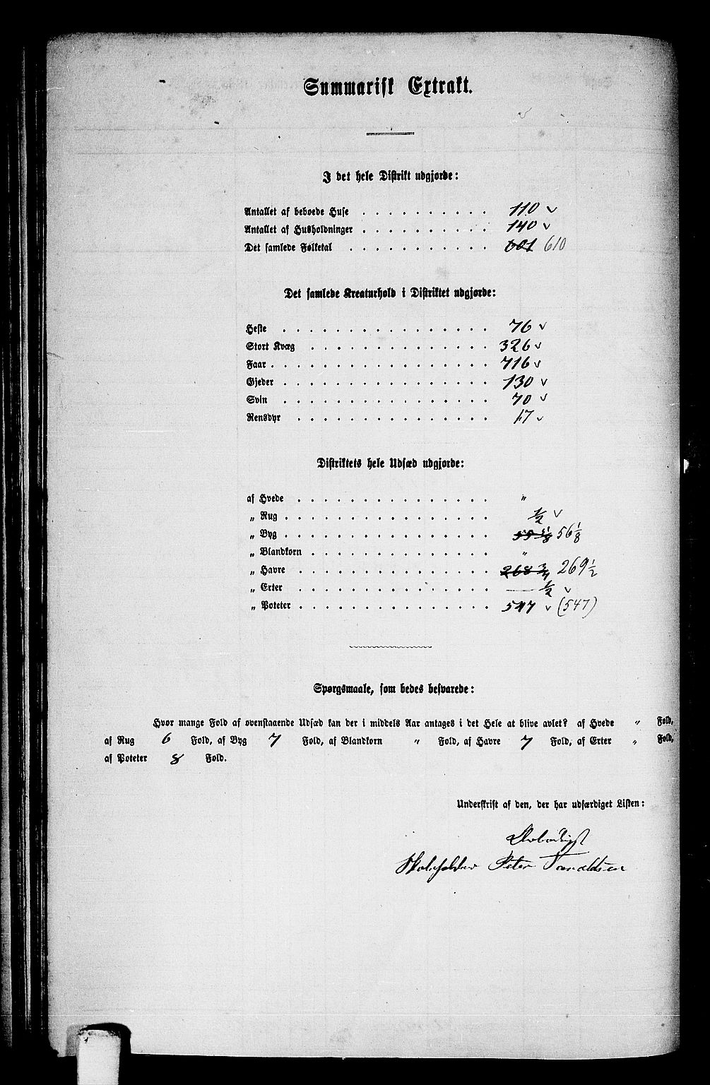 RA, 1865 census for Stod, 1865, p. 83