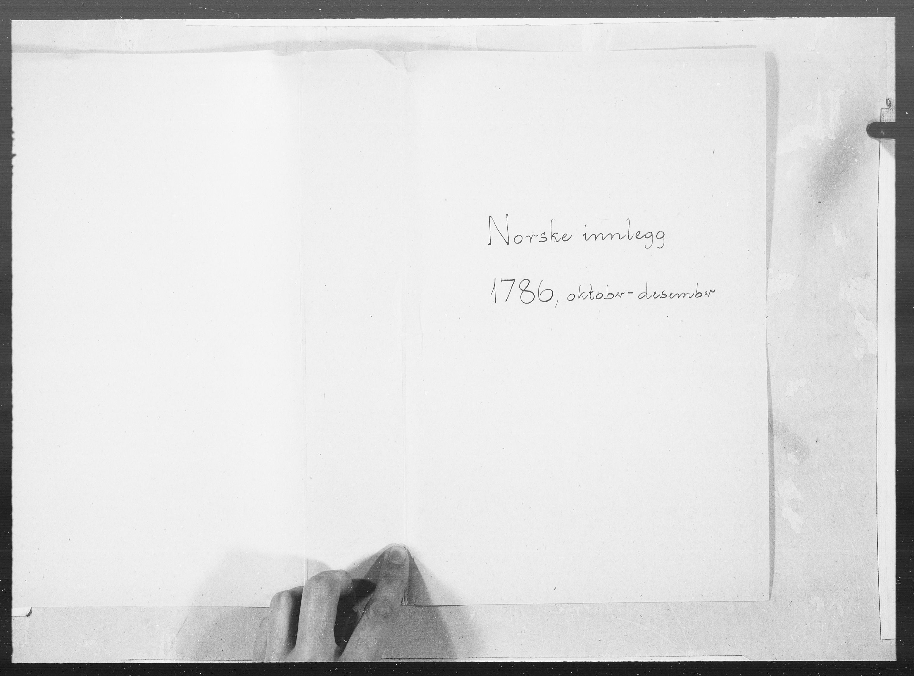 Danske Kanselli 1572-1799, RA/EA-3023/F/Fc/Fcc/Fcca/L0263: Norske innlegg 1572-1799, 1786, p. 2