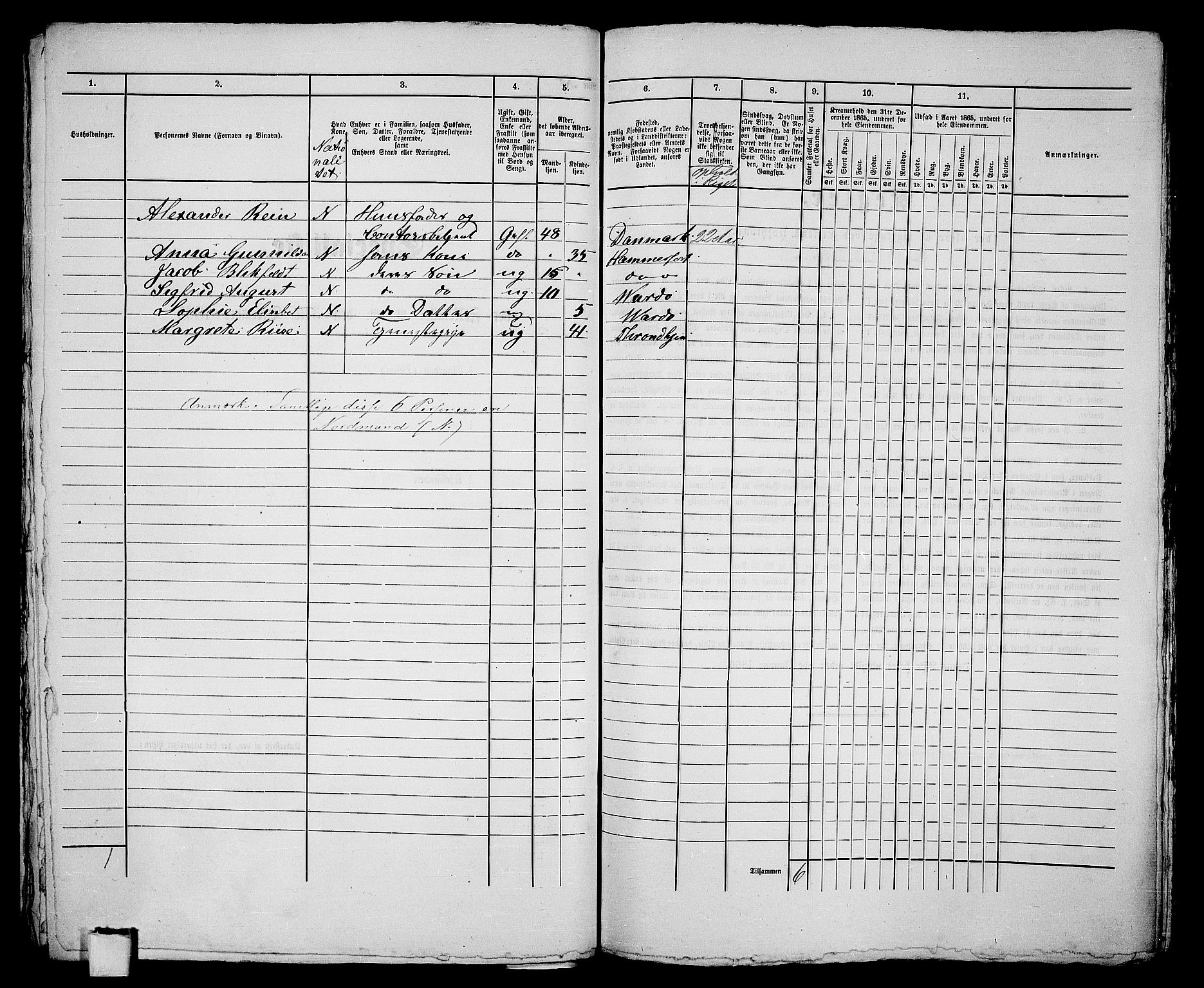 RA, 1865 census for Vadsø/Vadsø, 1865, p. 158