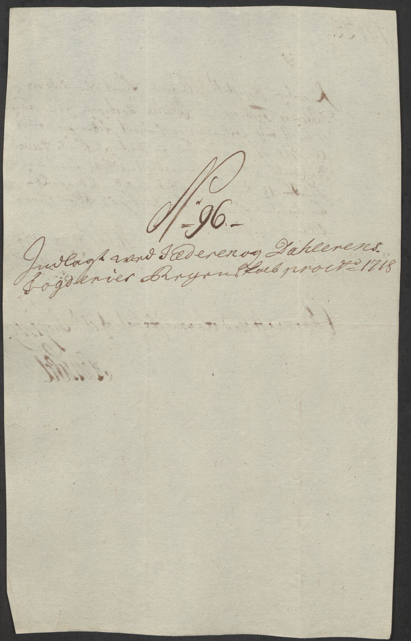 Rentekammeret inntil 1814, Reviderte regnskaper, Fogderegnskap, AV/RA-EA-4092/R46/L2743: Fogderegnskap Jæren og Dalane, 1718, p. 340