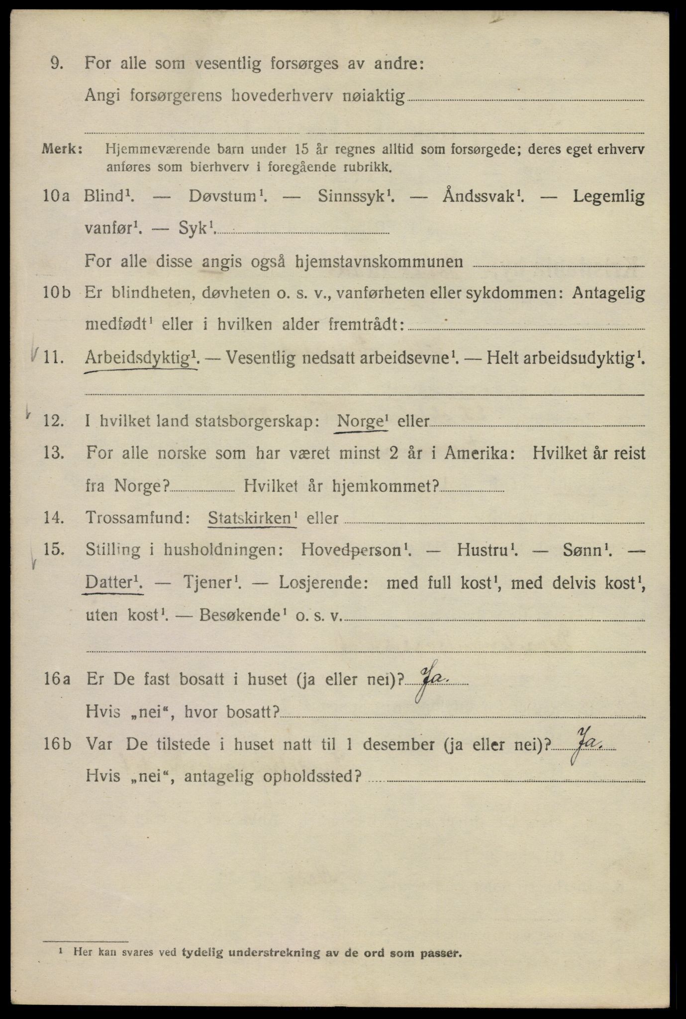 SAO, 1920 census for Kristiania, 1920, p. 527006